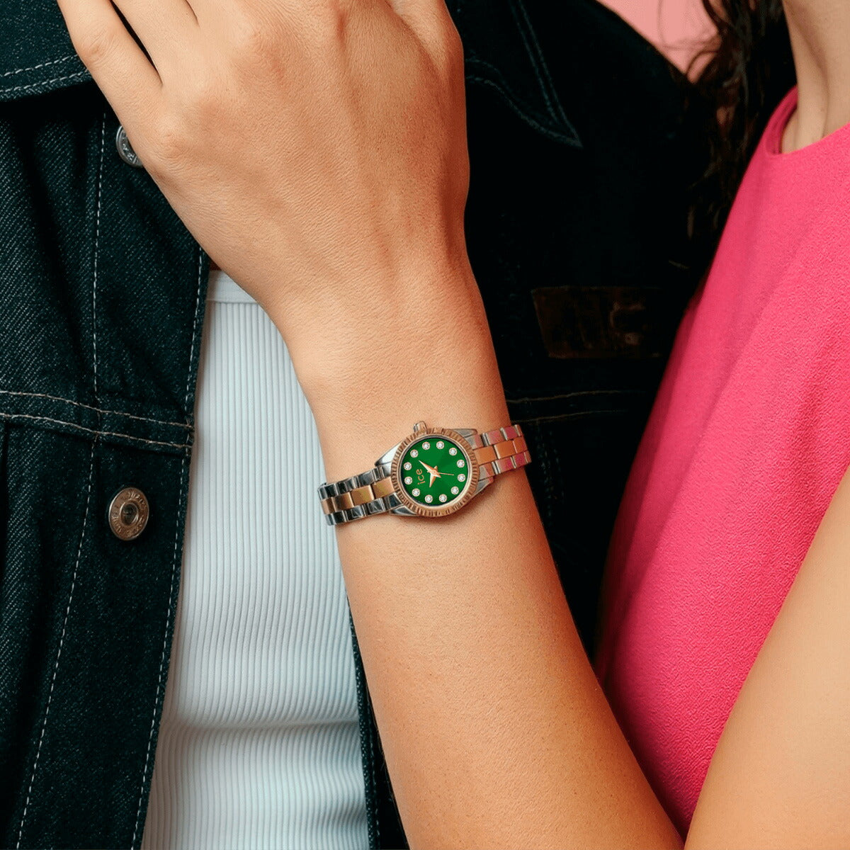 アイスウォッチ ICE-Watch 腕時計 レディース アイス ミミ ICE mimi シルバーゴールドオリーブ 025538【2026 新作】