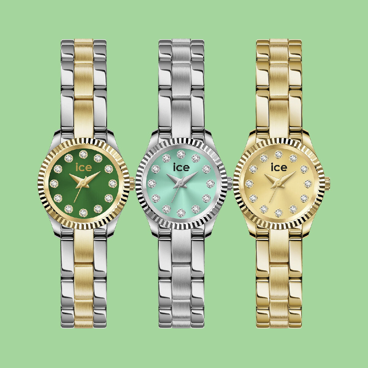 アイスウォッチ ICE-Watch 腕時計 レディース アイス ミミ ICE mimi シルバーゴールドオリーブ 025538【2026 新作】