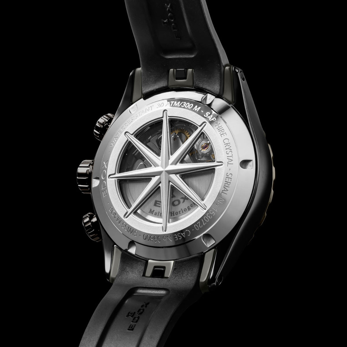 エドックス EDOX グランドオーシャン クロノグラフ オートマティック 腕時計 メンズ 自動巻き 09800-357GNCA-NIBU GRAND OCEAN【60回分割手数料無料！】