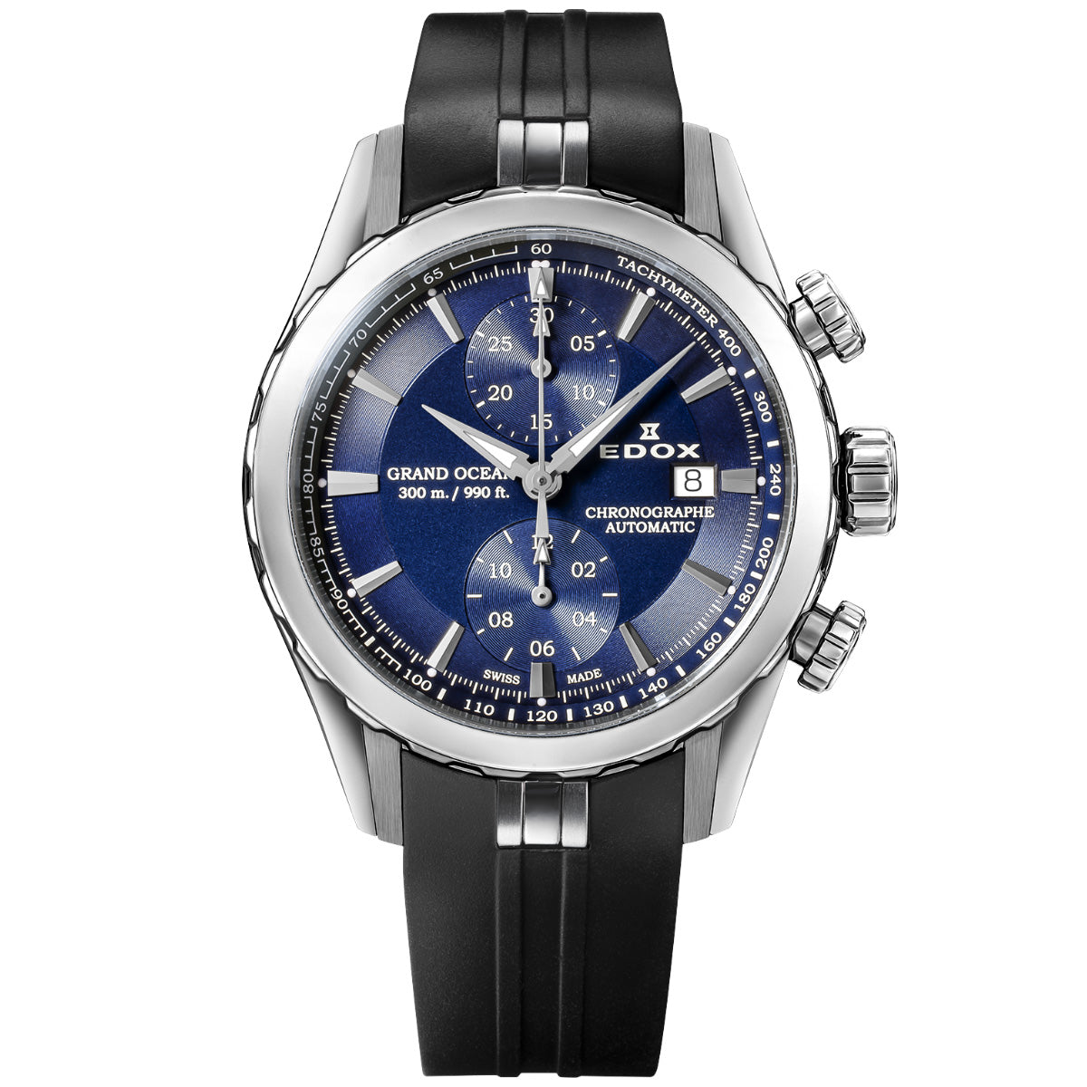 エドックス EDOX グランドオーシャン クロノグラフ オートマティック 腕時計 メンズ 自動巻き 09800-3CA-BUIN GRAND OCEAN【60回分割手数料無料！】