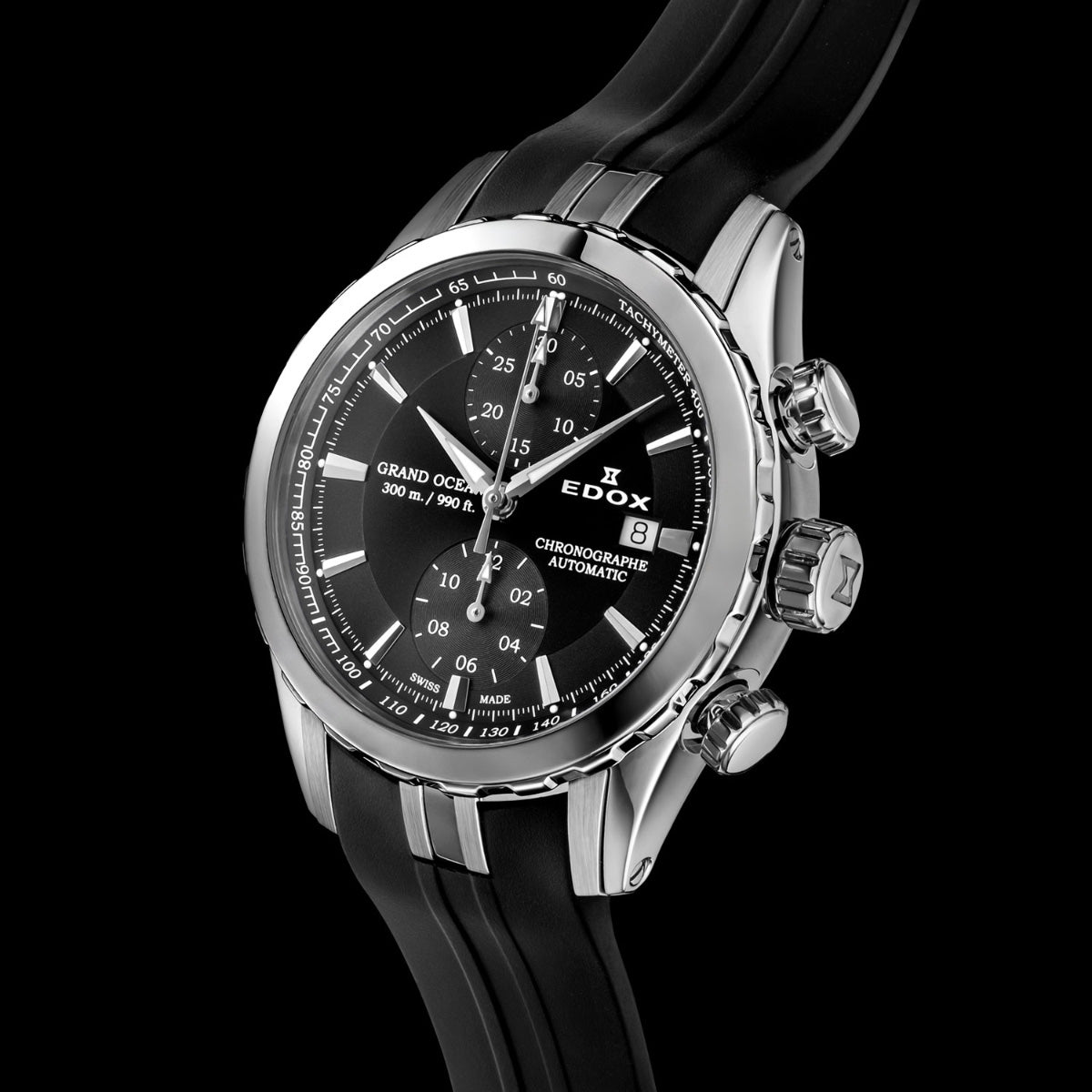 エドックス EDOX グランドオーシャン クロノグラフ オートマティック 腕時計 メンズ 自動巻き 09800-3CA-NIN GRAND OCEAN【60回分割手数料無料！】