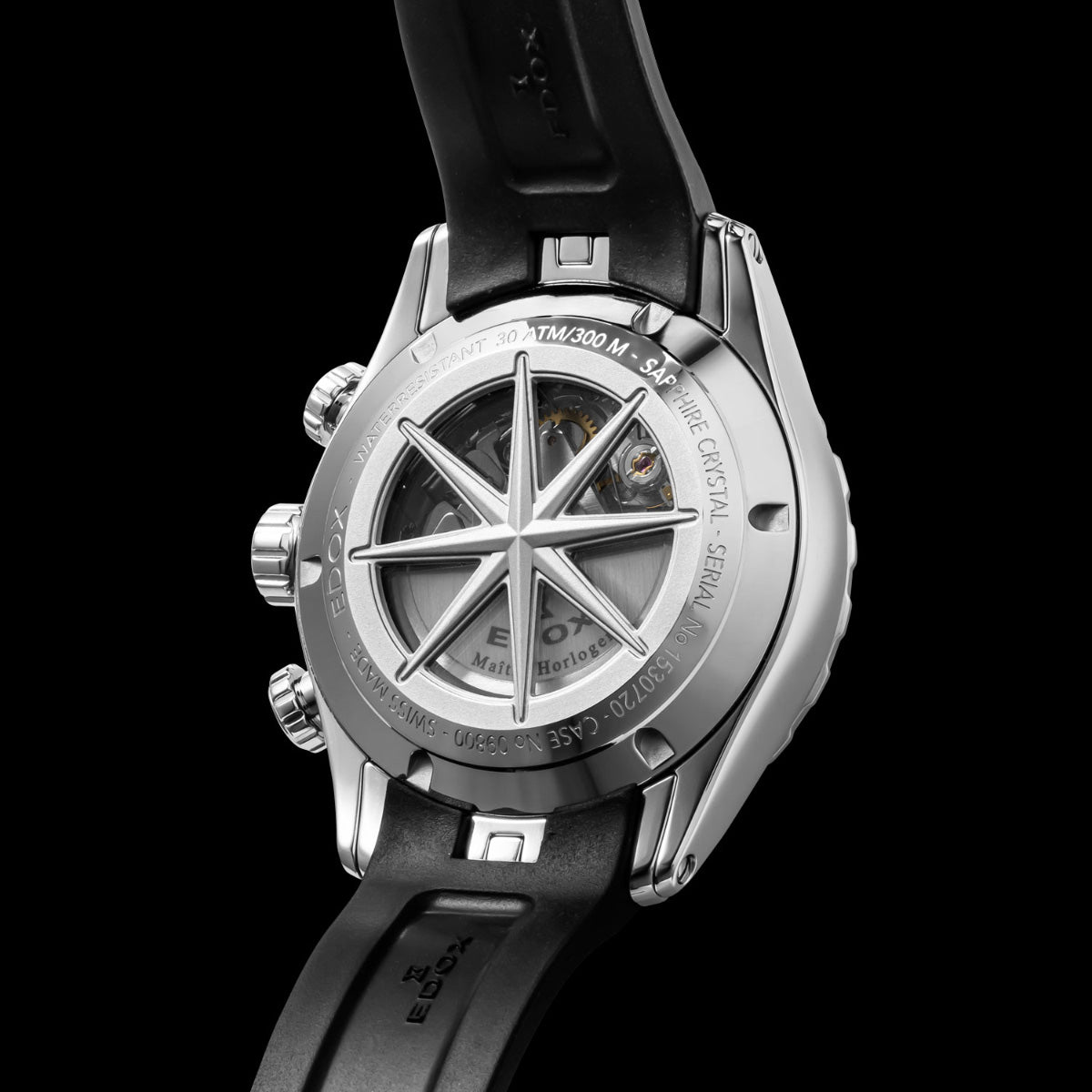エドックス EDOX グランドオーシャン クロノグラフ オートマティック 腕時計 メンズ 自動巻き 09800-3CA-NIN GRAND OCEAN【60回分割手数料無料！】