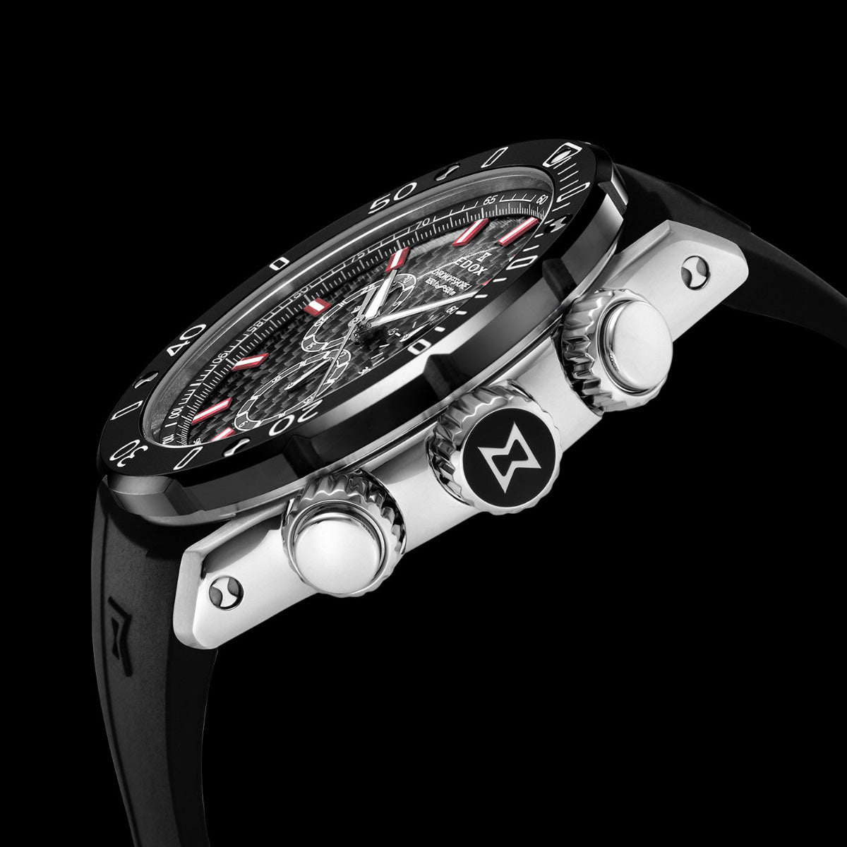 エドックス EDOX クロノオフショア1 クロノグラフ 腕時計 メンズ 10221-3-NIRO2 CHRONOFFSHORE-1【60回分割手数料無料！】