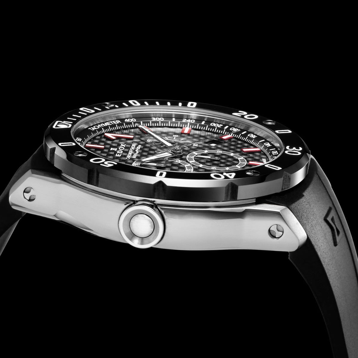 エドックス EDOX クロノオフショア1 クロノグラフ 腕時計 メンズ 10221-3-NIRO2 CHRONOFFSHORE-1【60回分割手数料無料！】
