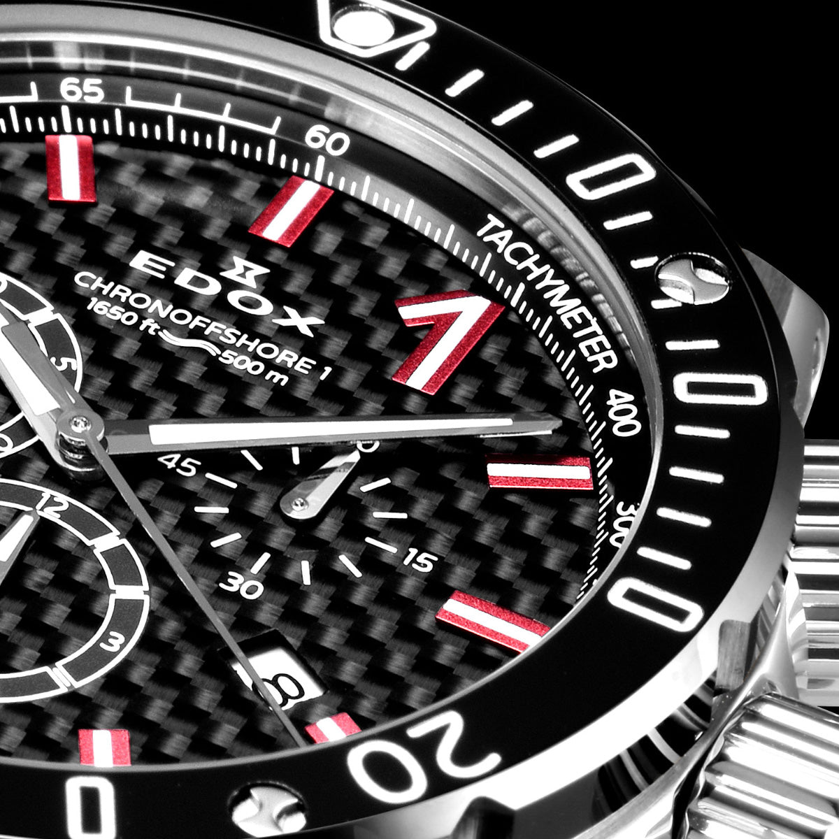 エドックス EDOX クロノオフショア1 クロノグラフ 腕時計 メンズ 10221-3-NIRO2 CHRONOFFSHORE-1【60回分割手数料無料！】