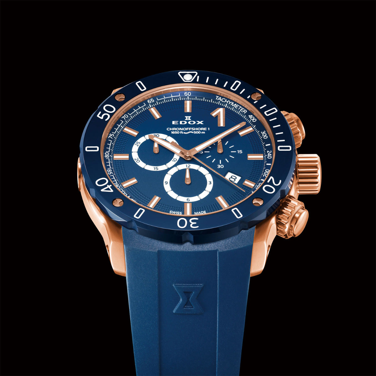 エドックス EDOX クロノオフショア1 クロノグラフ 腕時計 メンズ 10221-37RBU3-BUIR3 CHRONOFFSHORE-1【60回分割手数料無料！】