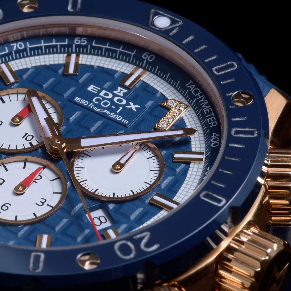 エドックス EDOX クロノオフショア1 クロノグラフ リミテッドエディション 腕時計 メンズ 世界限定300本 10221-37RBU9-BUIDR9 CHRONOFFSHORE-1【60回分割手数料無料！】