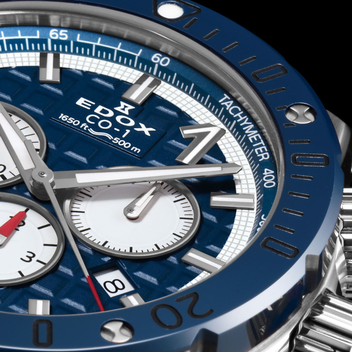 エドックス EDOX クロノオフショア1 クロノグラフ 腕時計 メンズ 10221-3BU9-BUIN9 CHRONOFFSHORE-1【60回分割手数料無料！】