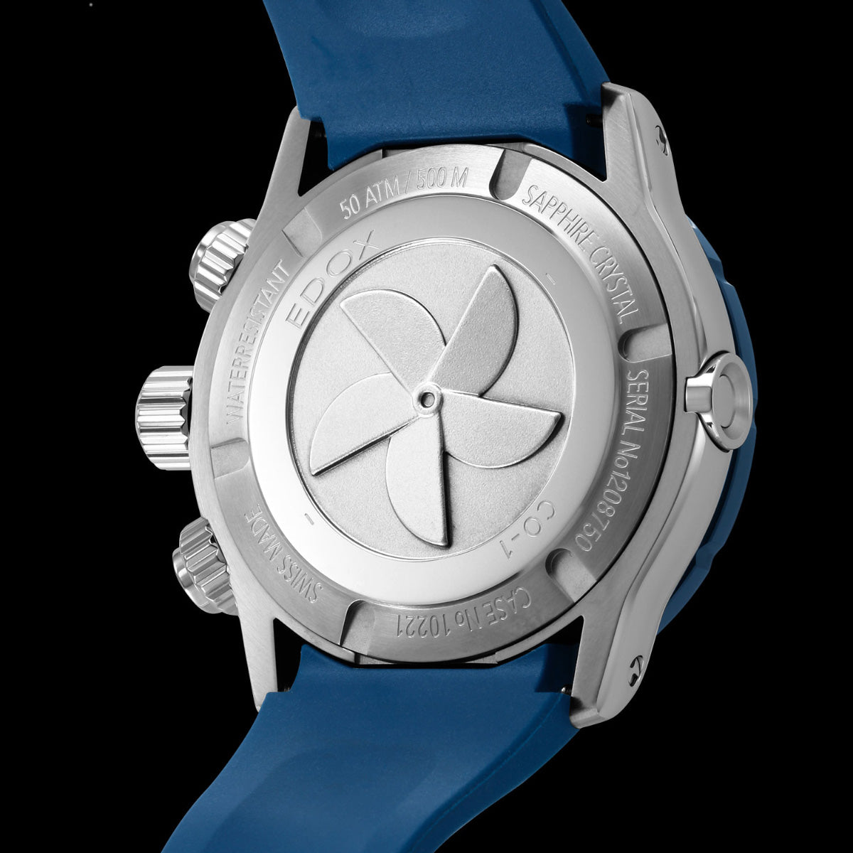 エドックス EDOX クロノオフショア1 クロノグラフ 腕時計 メンズ 10221-3BU9-BUIN9 CHRONOFFSHORE-1【60回分割手数料無料！】