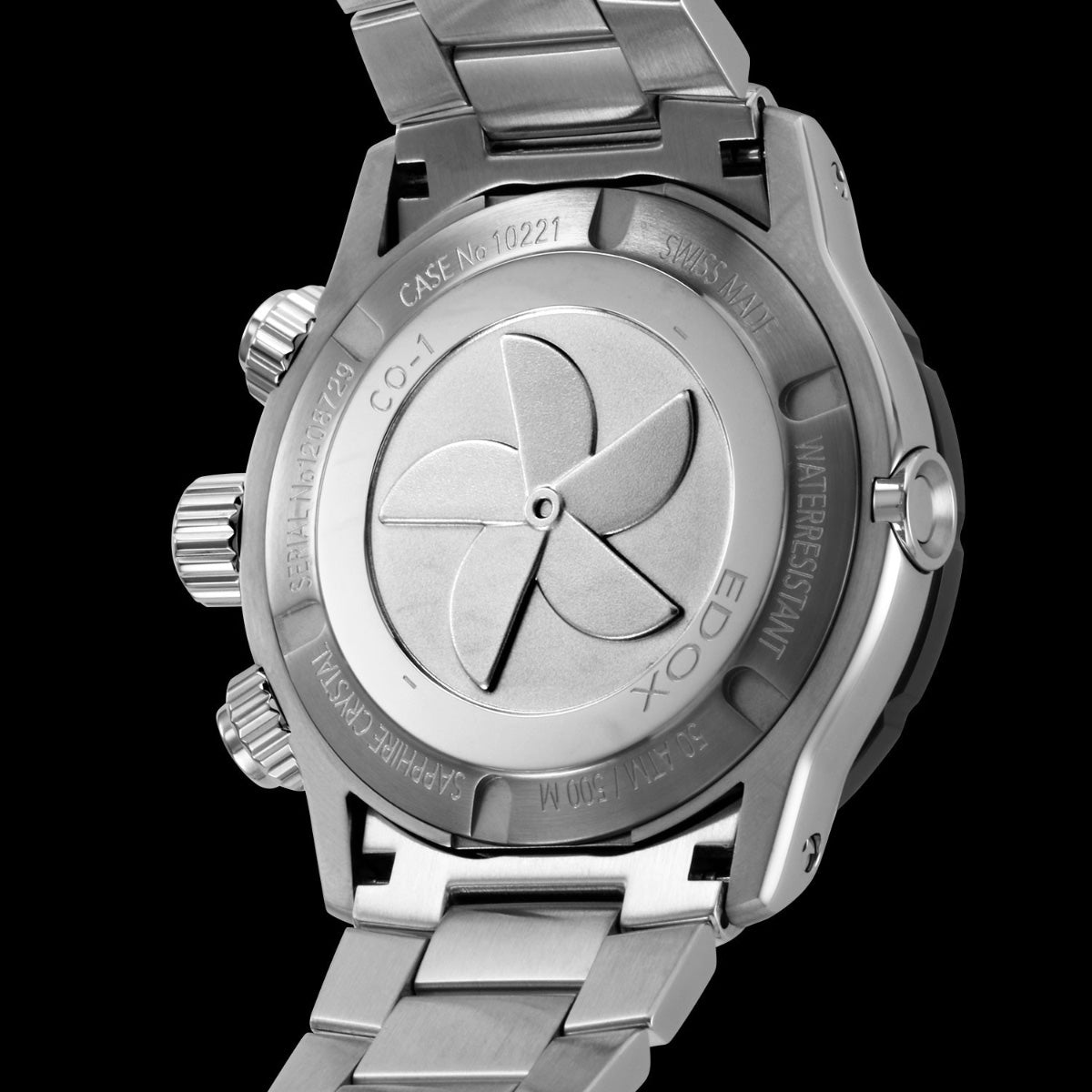 エドックス EDOX クロノオフショア1 クロノグラフ 腕時計 メンズ 10221-3M-NIBU2 CHRONOFFSHORE-1【60回分割手数料無料！】