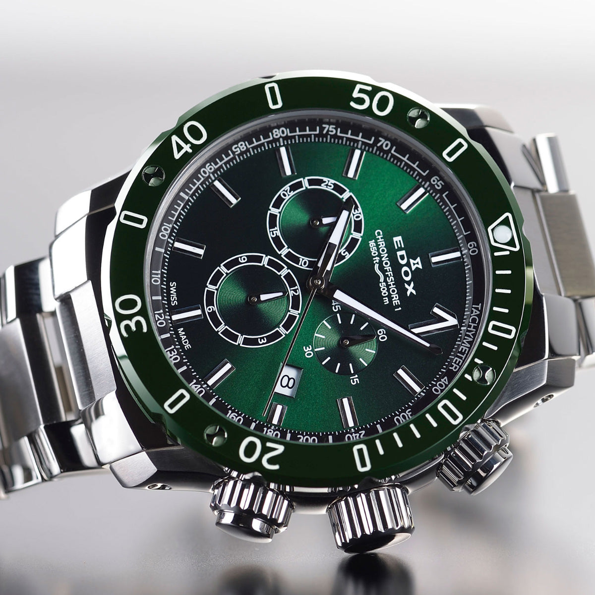 エドックス EDOX クロノオフショア1 クロノグラフ スペシャルエディション 腕時計 メンズ 10221-3VM5-VIN5 CHRONOFFSHORE-1【60回分割手数料無料！】