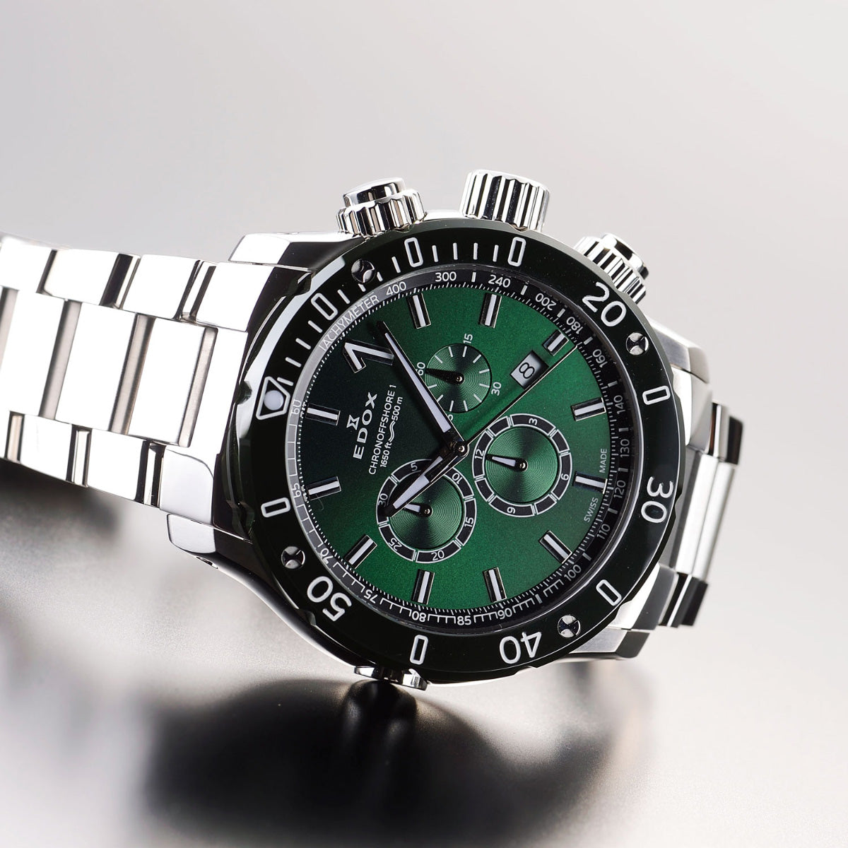 エドックス EDOX クロノオフショア1 クロノグラフ スペシャルエディション 腕時計 メンズ 10221-3VM5-VIN5 CHRONOFFSHORE-1【60回分割手数料無料！】