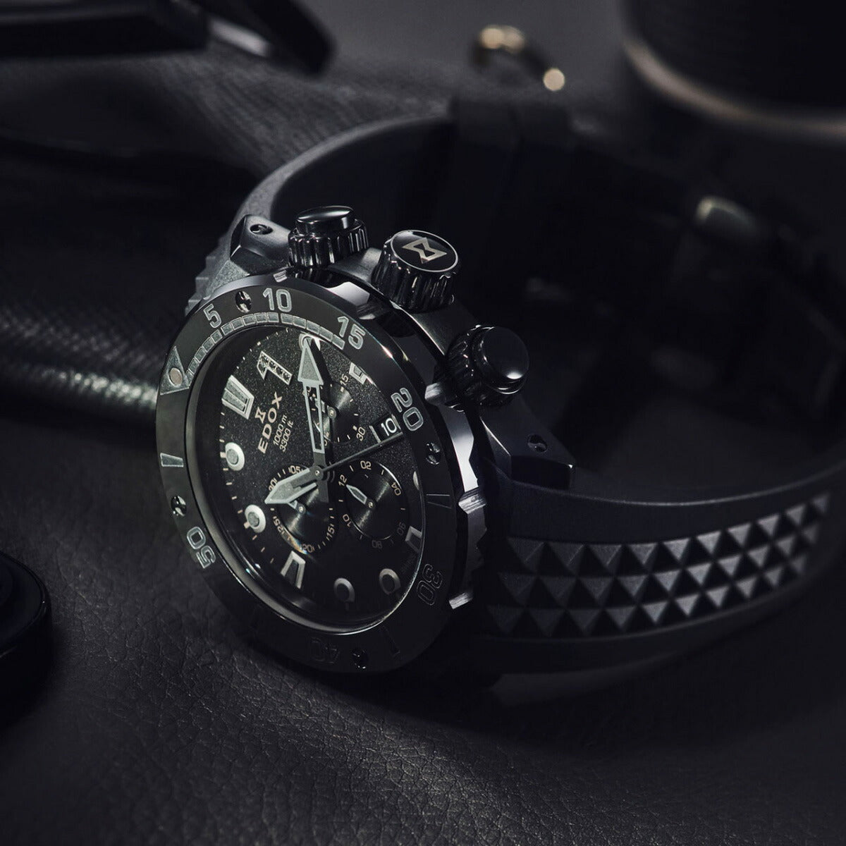 エドックス EDOX クロノオフショア1 クロノグラフ ジャパン リミテッド エディション 腕時計 メンズ 日本限定モデル 10242-NGMCAS-NDGM CHRONOFFSHORE-1【60回分割手数料無料！】