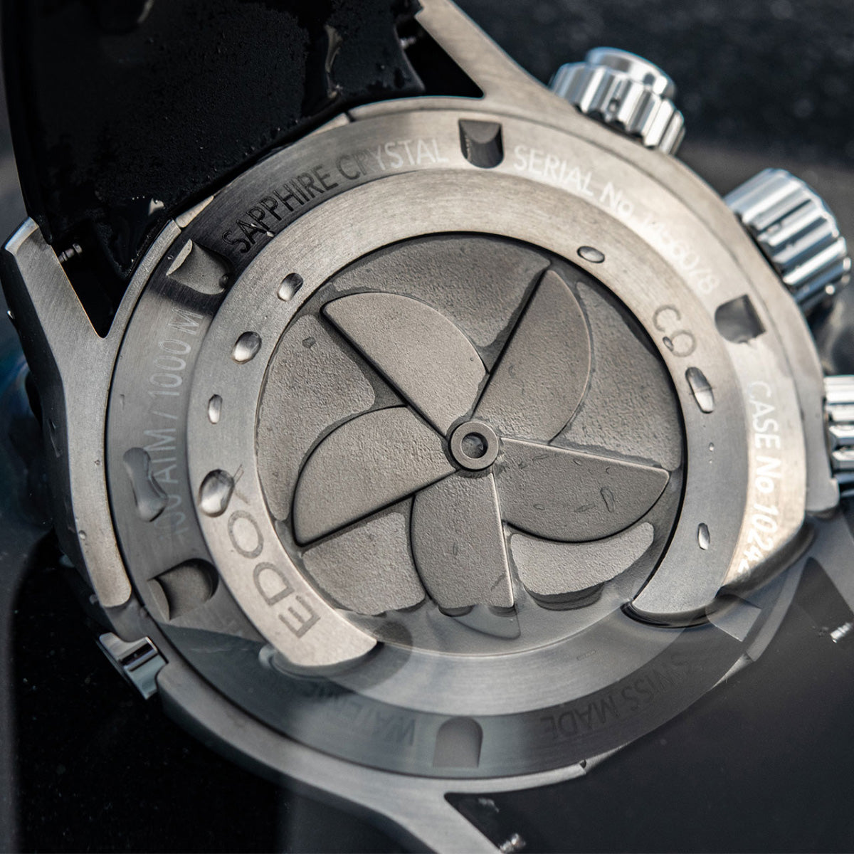 エドックス EDOX クロノオフショア1 クロノグラフ 腕時計 メンズ 10242-TIN-BUIDN CHRONOFFSHORE-1【60回分割手数料無料！】