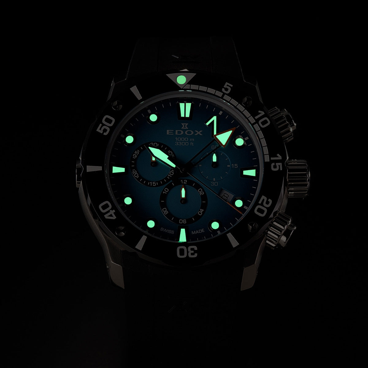 エドックス EDOX クロノオフショア1 クロノグラフ 腕時計 メンズ 10242-TIN-BUIDN CHRONOFFSHORE-1【60回分割手数料無料！】