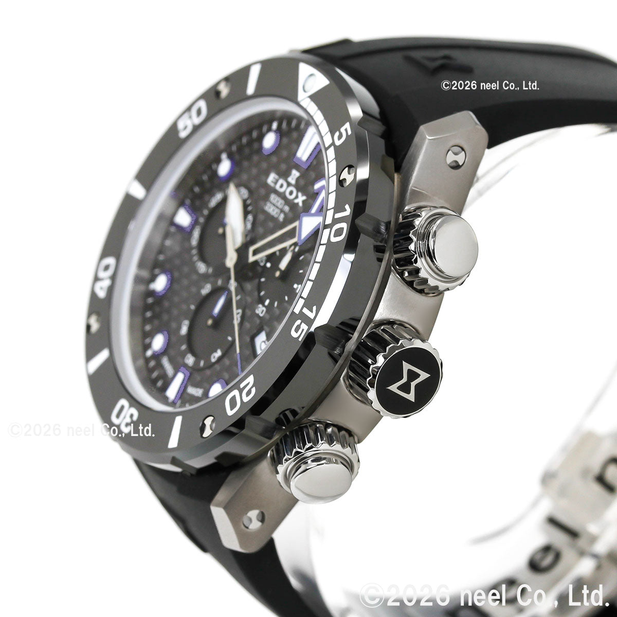 エドックス EDOX クロノオフショア1 クロノグラフ ジャパン リミテッド エディション 腕時計 メンズ 10242-TIN-NIBUGM CHRONOFFSHORE-1【60回分割手数料無料！】
