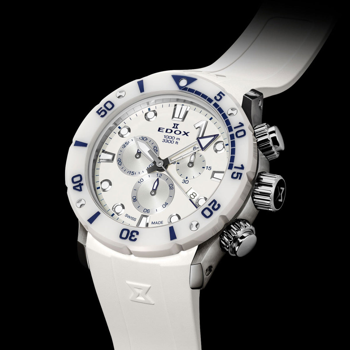 エドックス EDOX クロノオフショア1 クロノグラフ ジャパン リミテッド エディション 腕時計 メンズ 日本限定モデル 10242-TINB-BBUINGM CHRONOFFSHORE-1【60回分割手数料無料！】