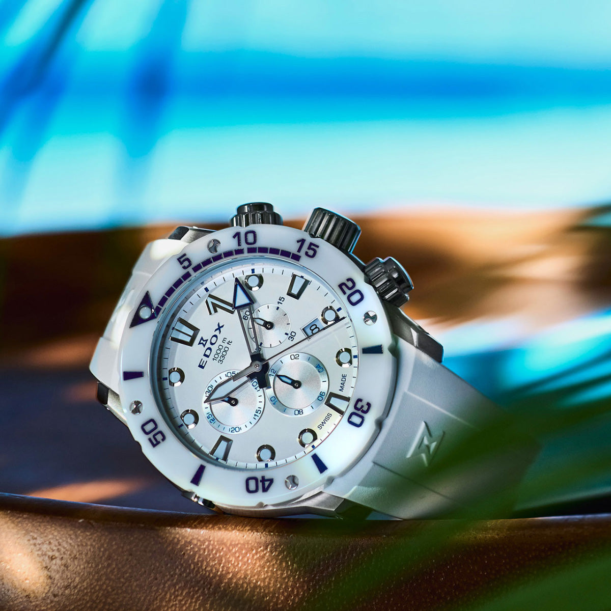 エドックス EDOX クロノオフショア1 クロノグラフ ジャパン リミテッド エディション 腕時計 メンズ 日本限定モデル 10242-TINB-BBUINGM CHRONOFFSHORE-1【60回分割手数料無料！】