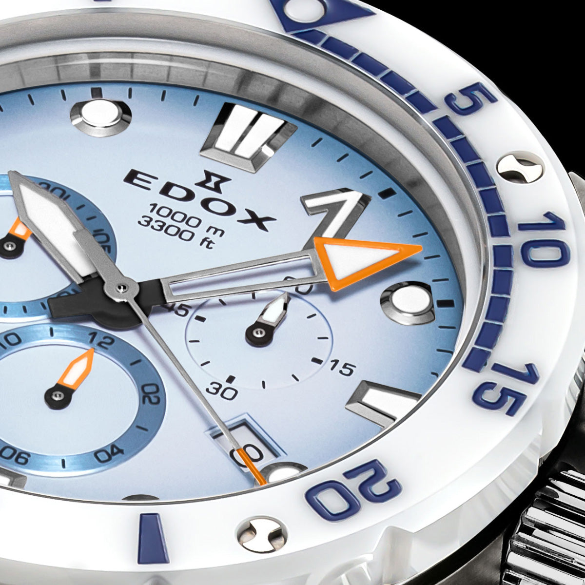 エドックス EDOX クロノオフショア1 クロノグラフ 腕時計 メンズ 10242-TINB-BUICDNO CHRONOFFSHORE-1【60回分割手数料無料！】