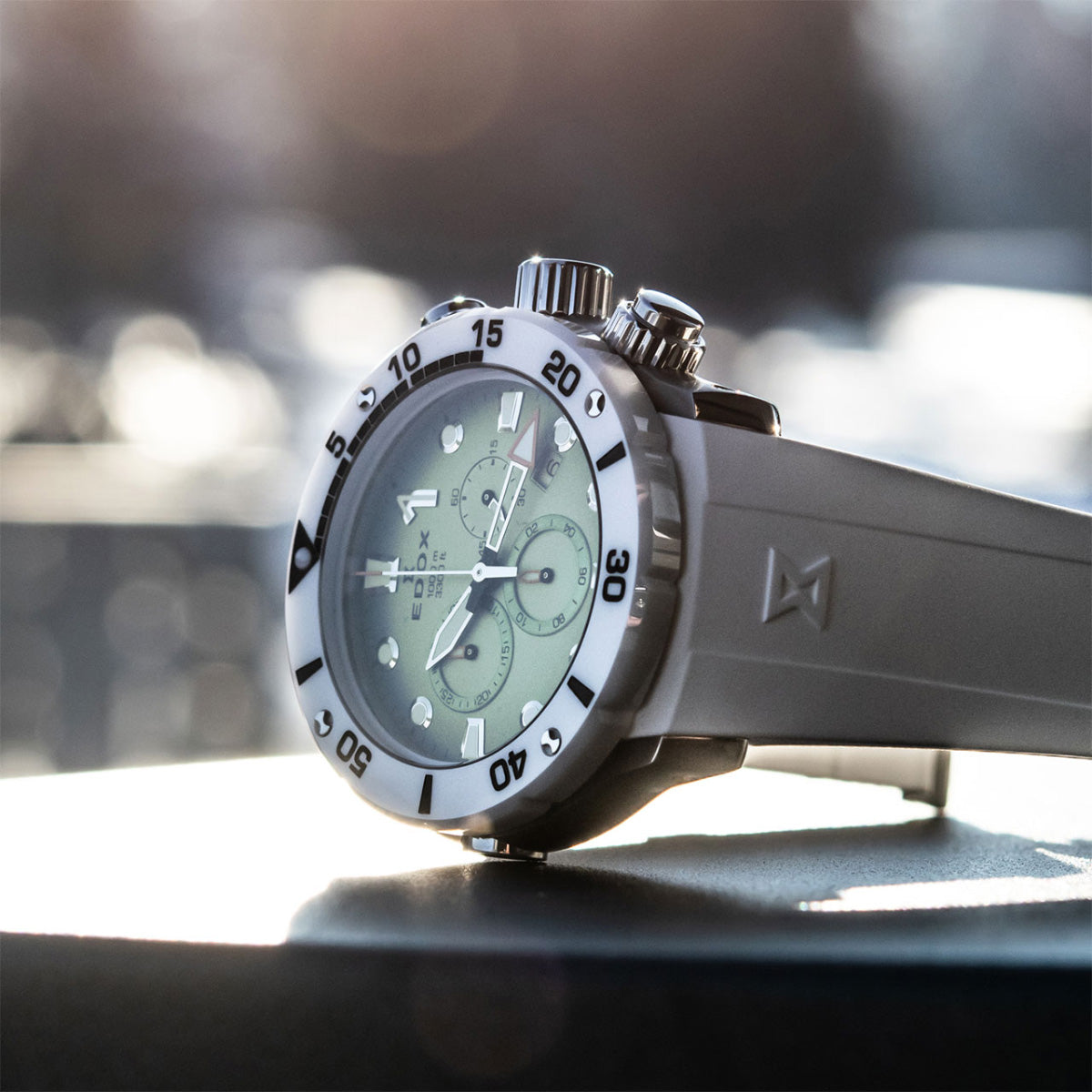 エドックス EDOX クロノオフショア1 クロノグラフ 腕時計 メンズ 10242-TINBN-VIDNO CHRONOFFSHORE-1【60回分割手数料無料！】