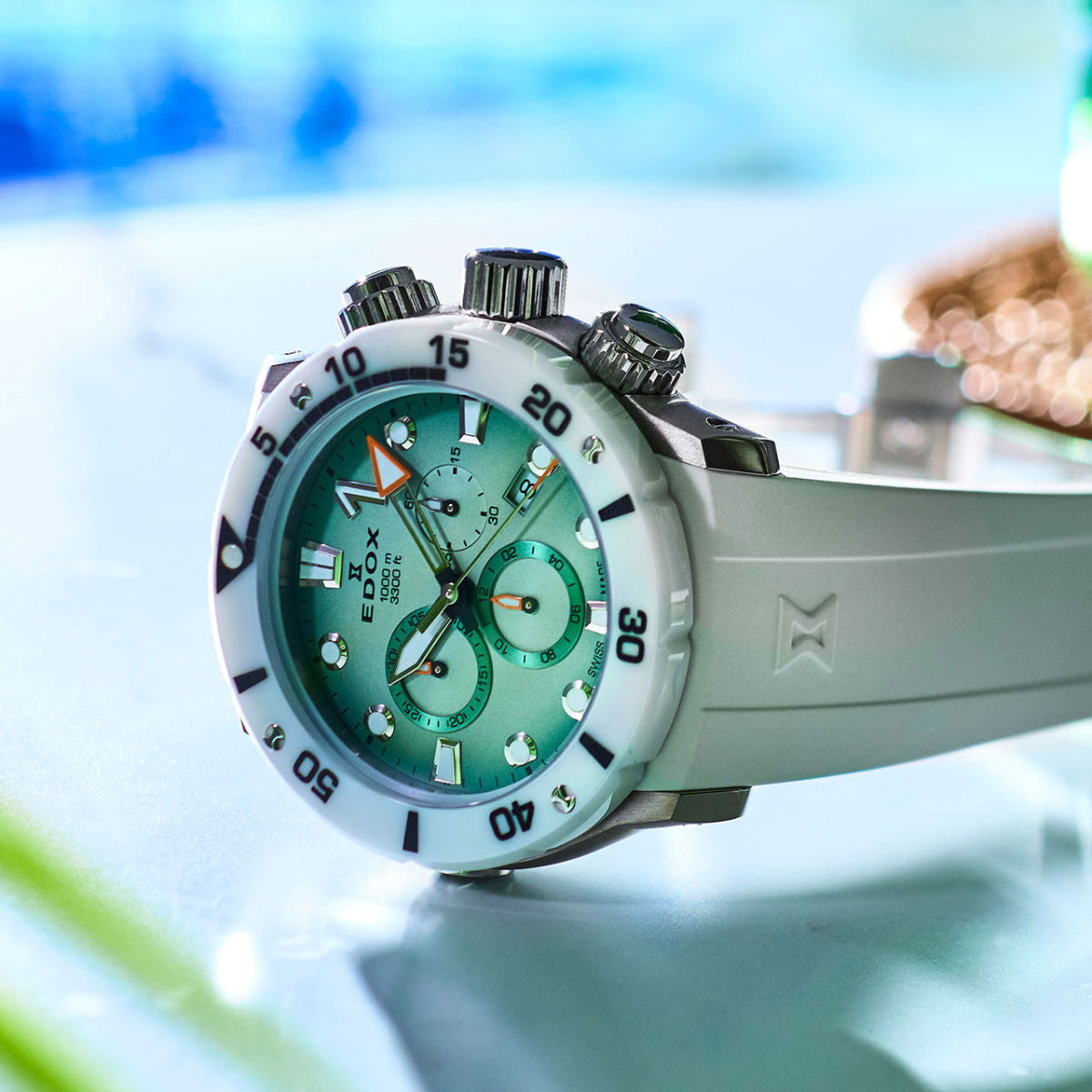 エドックス EDOX クロノオフショア1 クロノグラフ 腕時計 メンズ 10242-TINBN-VIDNO CHRONOFFSHORE-1【60回分割手数料無料！】