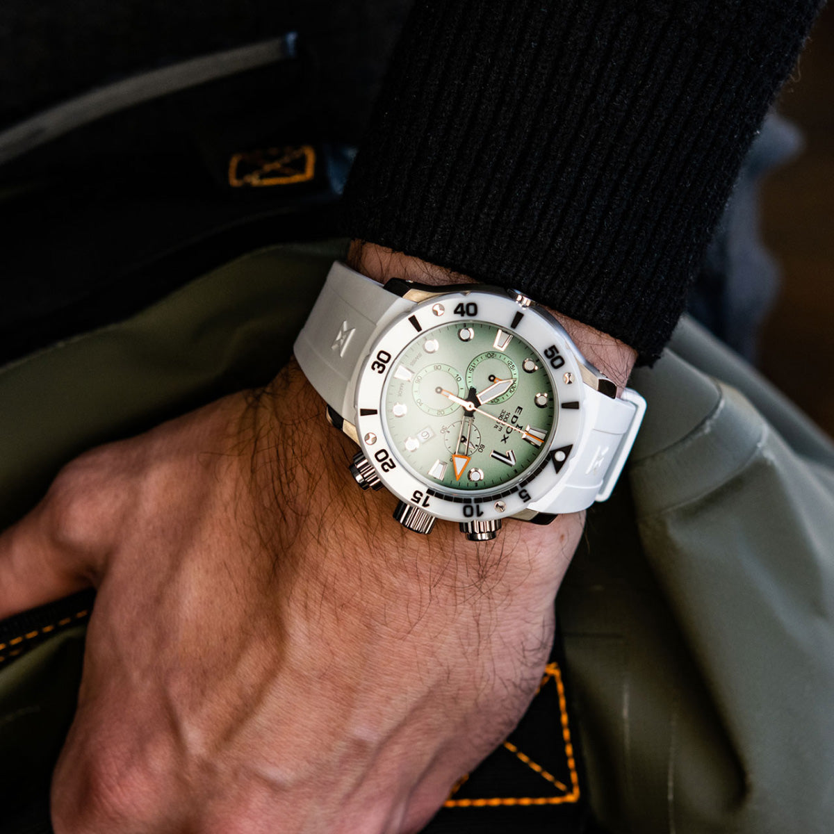 エドックス EDOX クロノオフショア1 クロノグラフ 腕時計 メンズ 10242-TINBN-VIDNO CHRONOFFSHORE-1【60回分割手数料無料！】