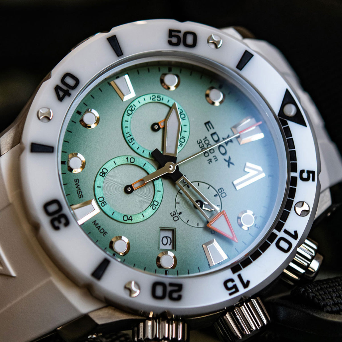 エドックス EDOX クロノオフショア1 クロノグラフ 腕時計 メンズ 10242-TINBN-VIDNO CHRONOFFSHORE-1【60回分割手数料無料！】