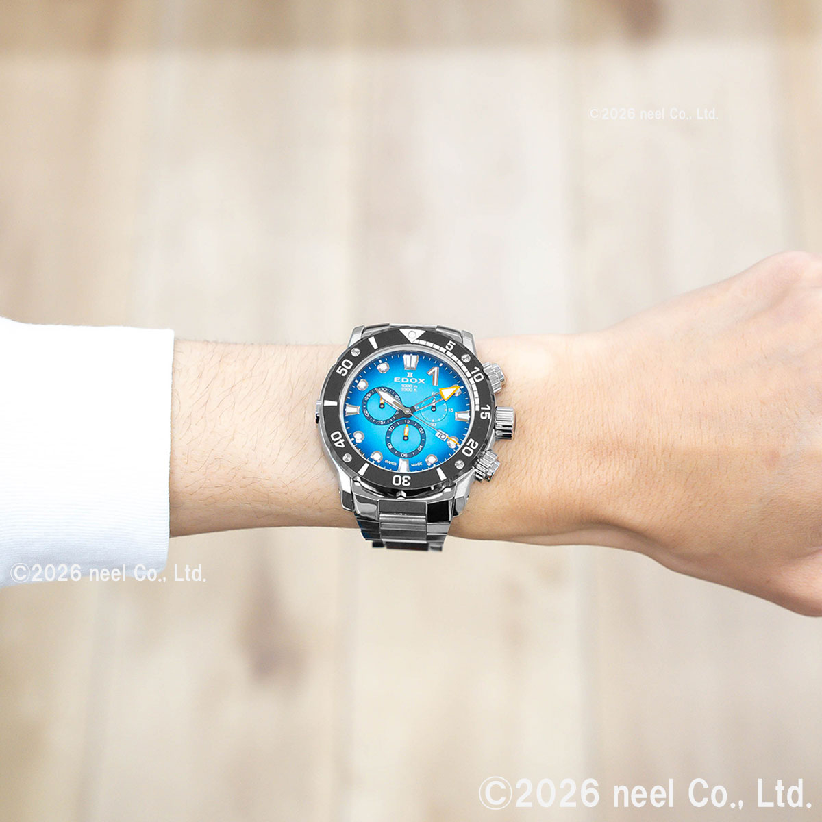 エドックス EDOX クロノオフショア1 クロノグラフ 腕時計 メンズ 10242-TINM-BUIDN CHRONOFFSHORE-1【60回分割手数料無料！】