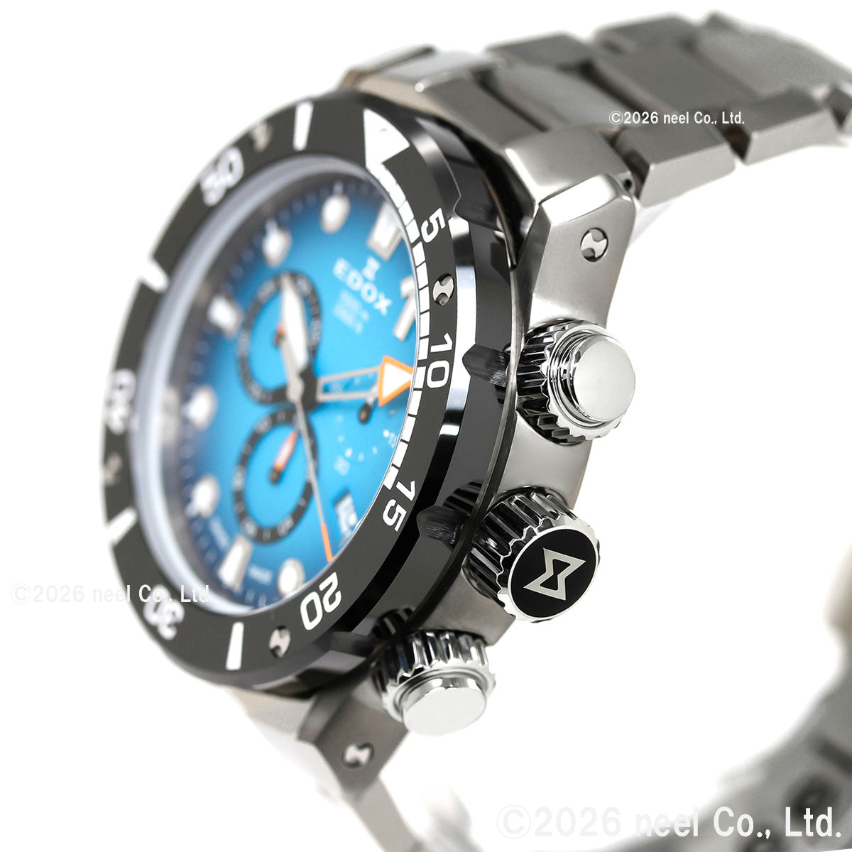 エドックス EDOX クロノオフショア1 クロノグラフ 腕時計 メンズ 10242-TINM-BUIDN CHRONOFFSHORE-1【60回分割手数料無料！】