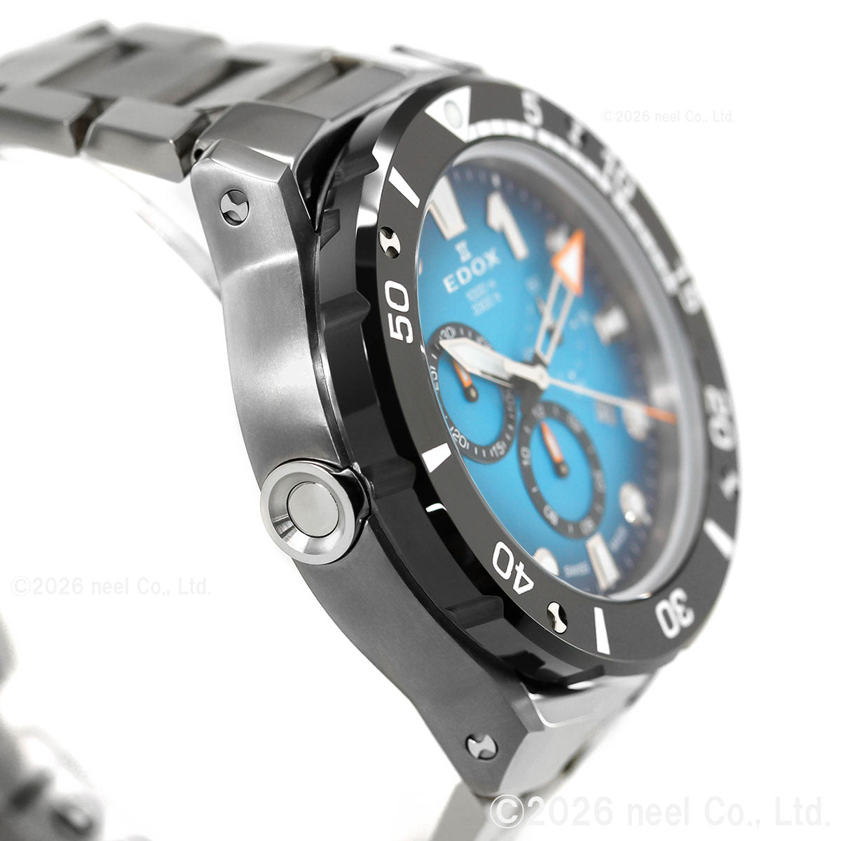 エドックス EDOX クロノオフショア1 クロノグラフ 腕時計 メンズ 10242-TINM-BUIDN CHRONOFFSHORE-1【60回分割手数料無料！】
