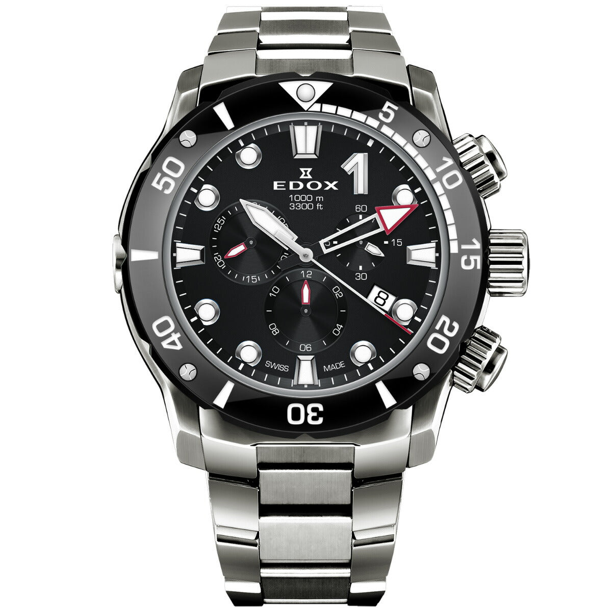 エドックス EDOX クロノオフショア1 クロノグラフ 腕時計 メンズ 10242-TINM-NIN CHRONOFFSHORE-1【60回分割手数料無料！】