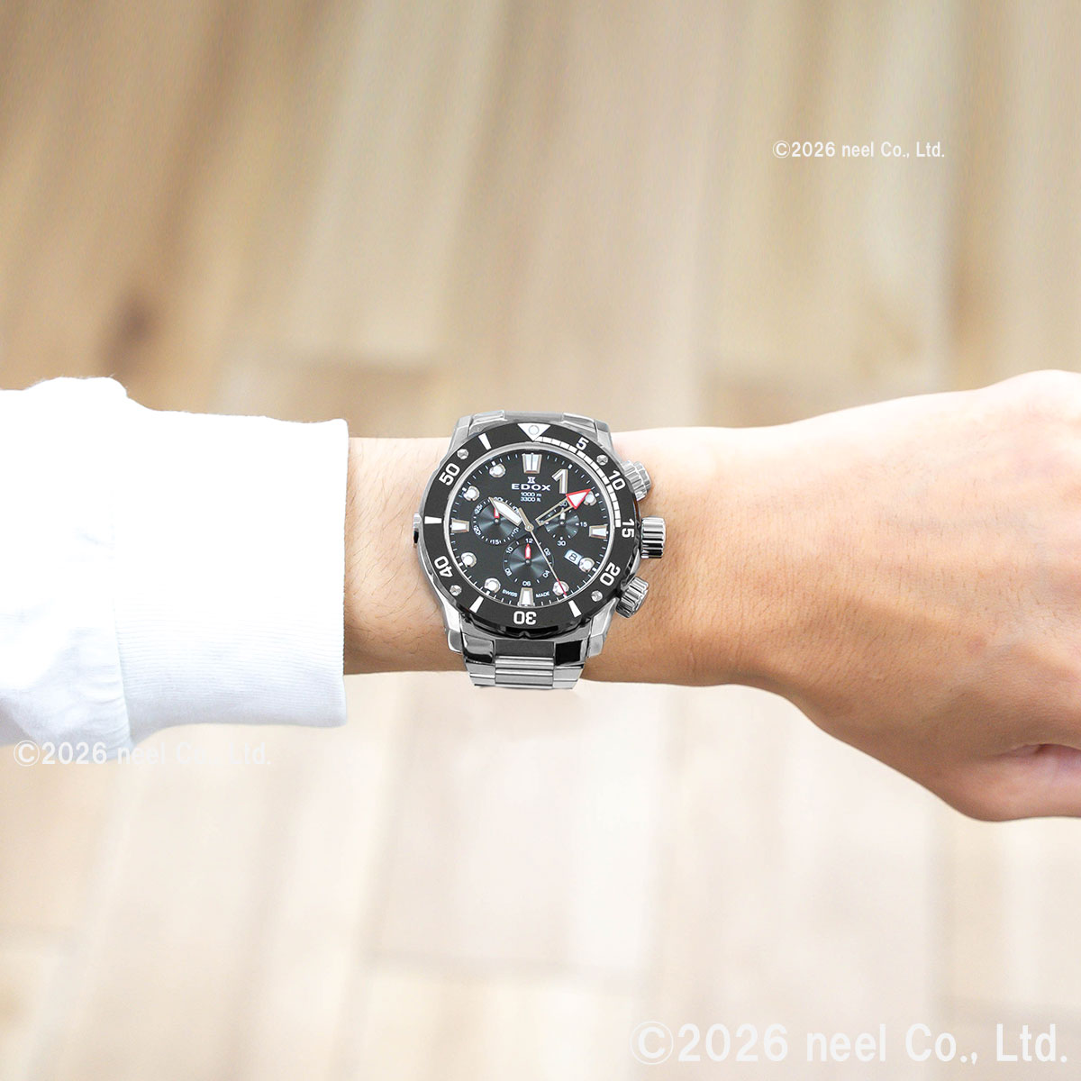 エドックス EDOX クロノオフショア1 クロノグラフ 腕時計 メンズ 10242-TINM-NIN CHRONOFFSHORE-1【60回分割手数料無料！】
