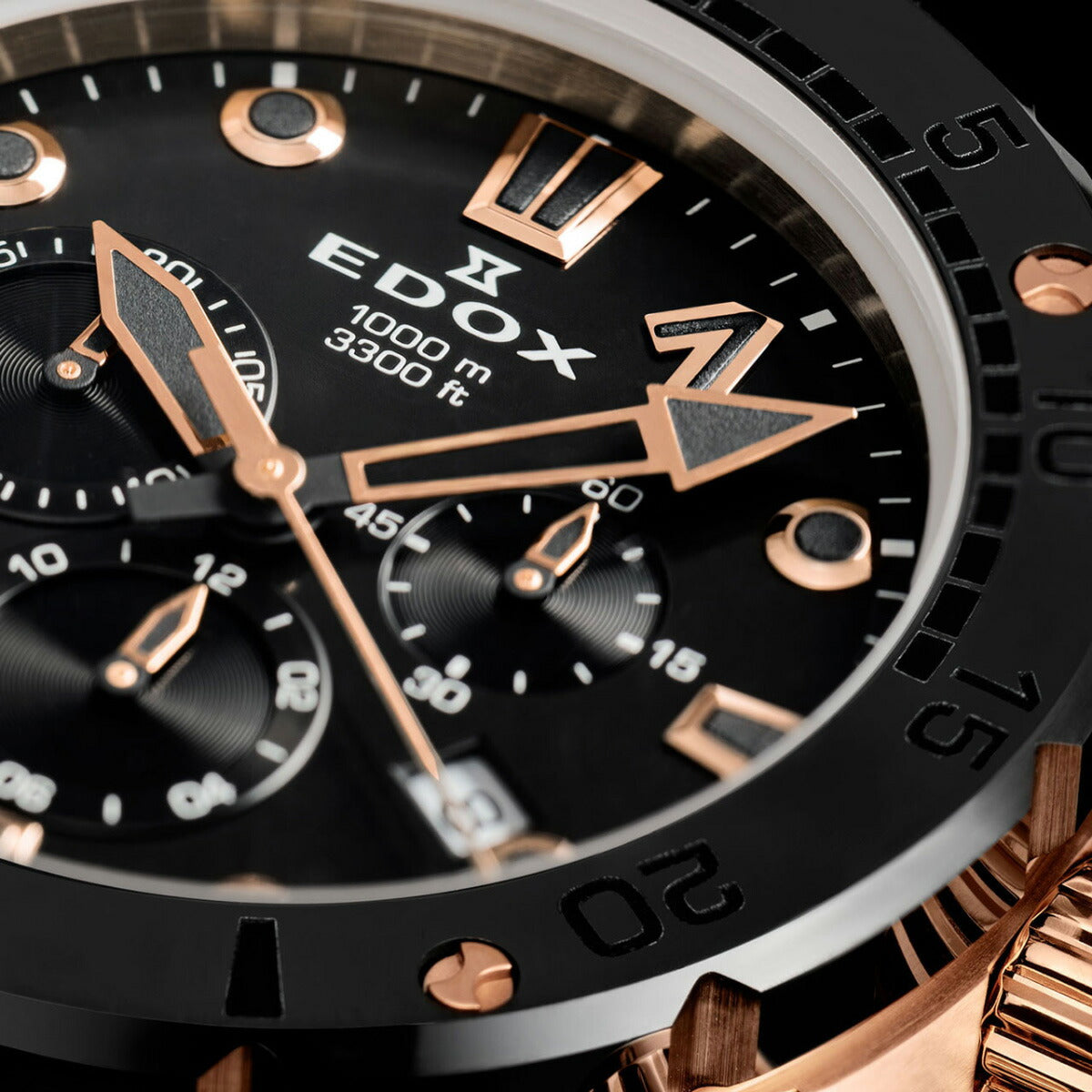 エドックス EDOX クロノオフショア1 クロノグラフ 腕時計 メンズ 10242-TINR-NIR CHRONOFFSHORE-1【60回分割手数料無料！】