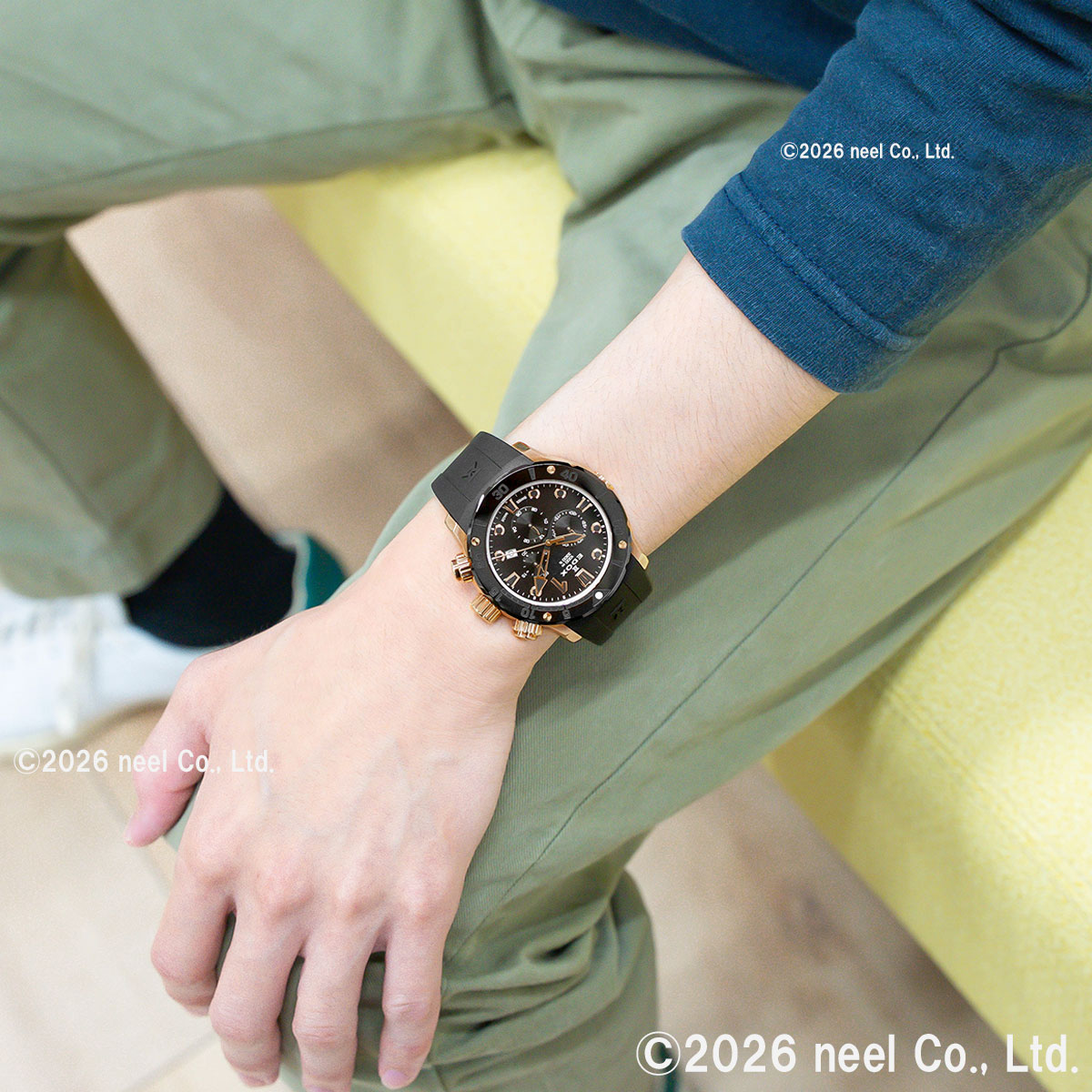 エドックス EDOX クロノオフショア1 クロノグラフ 腕時計 メンズ 10242-TINR-NIR CHRONOFFSHORE-1【60回分割手数料無料！】