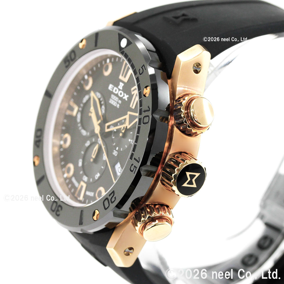 エドックス EDOX クロノオフショア1 クロノグラフ 腕時計 メンズ 10242-TINR-NIR CHRONOFFSHORE-1【60回分割手数料無料！】