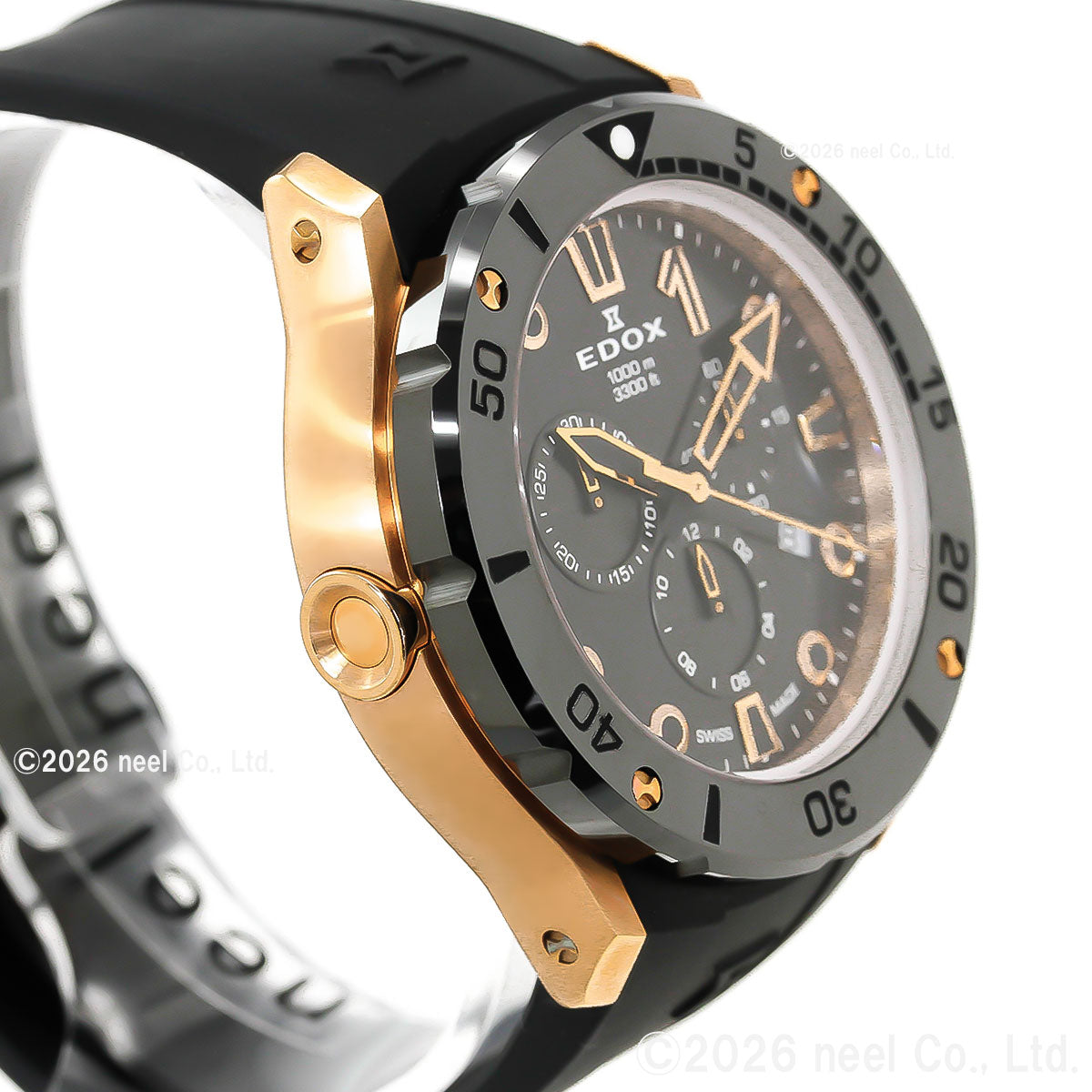 エドックス EDOX クロノオフショア1 クロノグラフ 腕時計 メンズ 10242-TINR-NIR CHRONOFFSHORE-1【60回分割手数料無料！】