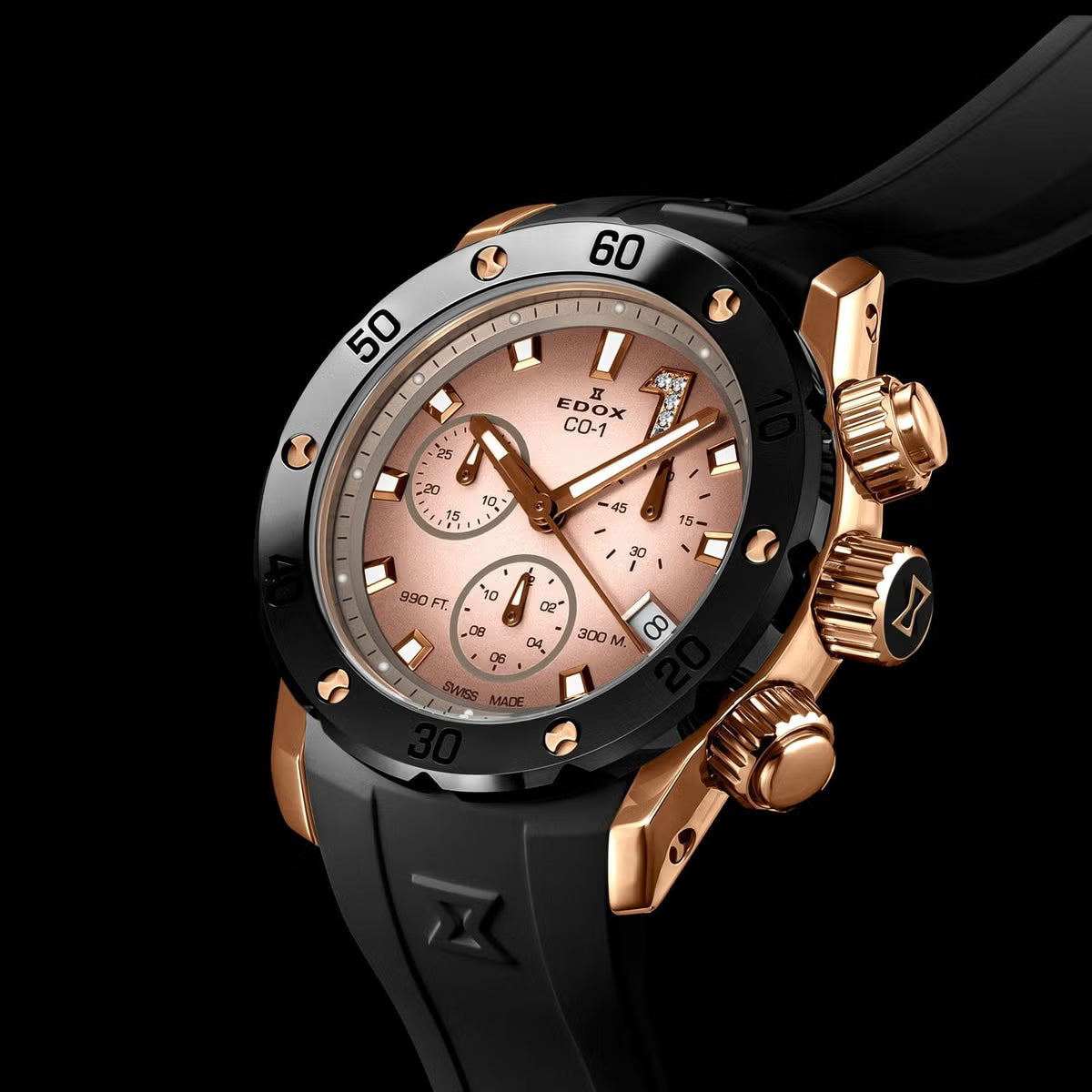 エドックス EDOX クロノオフショア1 クロノレディ 腕時計 レディース 10255-37RCA-BRDR CHRONOFFSHORE-1【60回分割手数料無料！】
