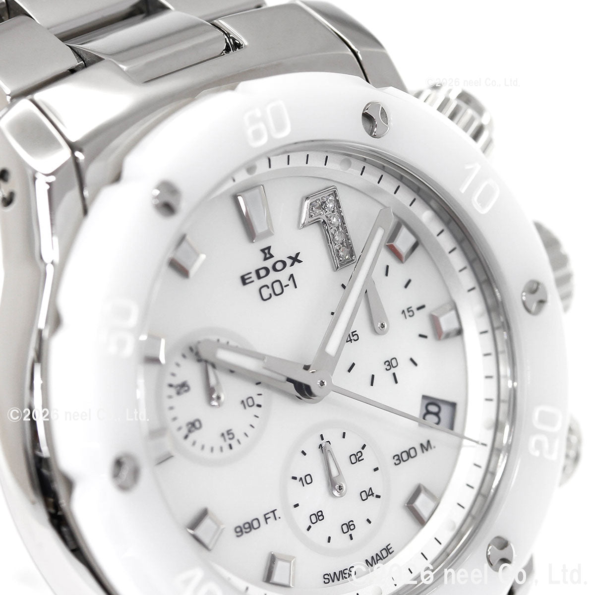 エドックス EDOX クロノオフショア1 クロノレディ 腕時計 レディース 10255-3BM-NADN CHRONOFFSHORE-1【60回分割手数料無料！】