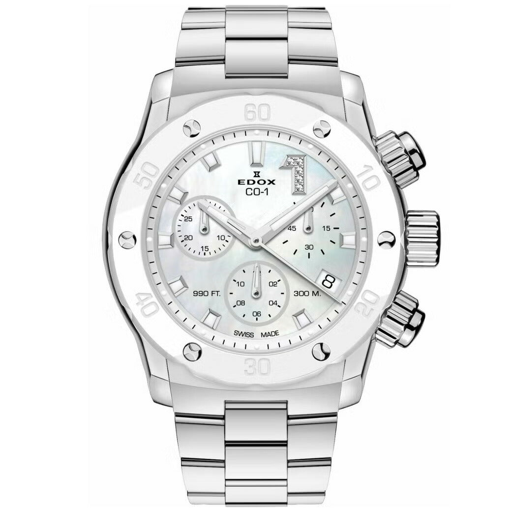 エドックス EDOX クロノオフショア1 クロノレディ 腕時計 レディース 10255-3BM-NADN CHRONOFFSHORE-1【60回分割手数料無料！】