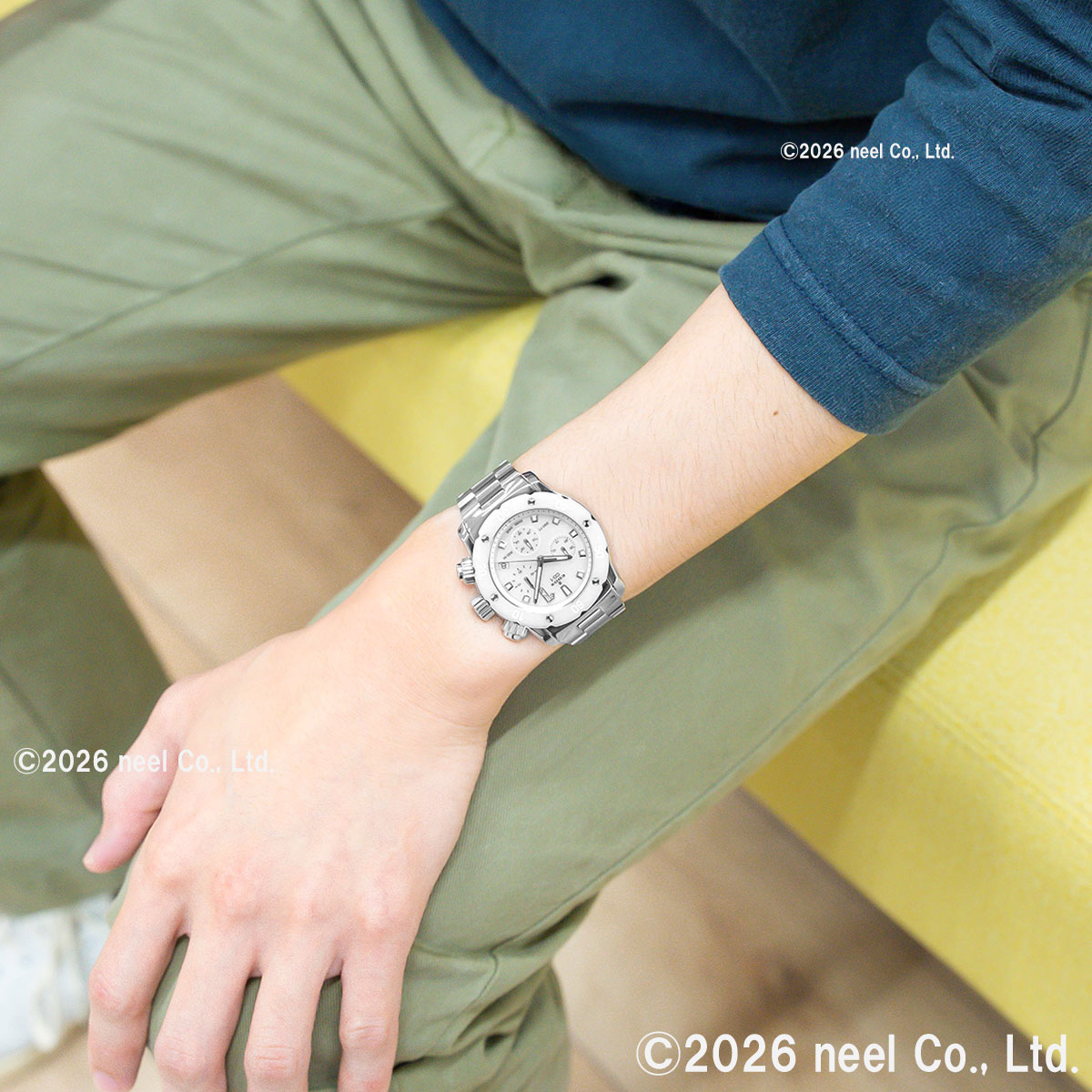 エドックス EDOX クロノオフショア1 クロノレディ 腕時計 レディース 10255-3BM-NADN CHRONOFFSHORE-1【60回分割手数料無料！】