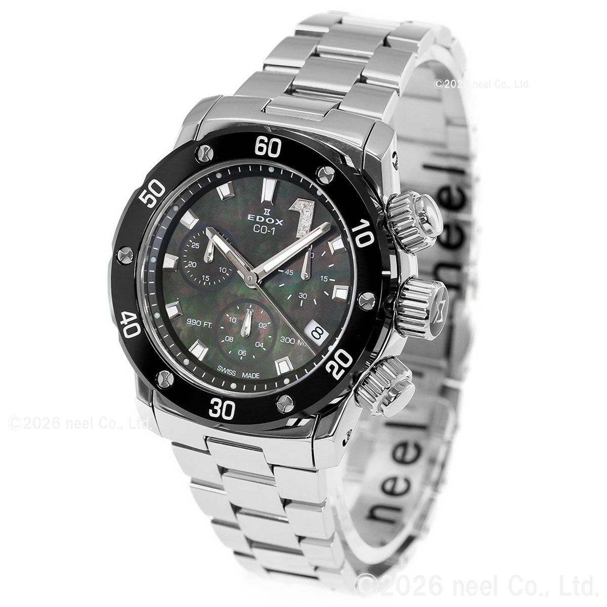 エドックス EDOX クロノオフショア1 クロノレディ 腕時計 レディース 10255-3M-NANDN CHRONOFFSHORE-1【60回分割手数料無料！】