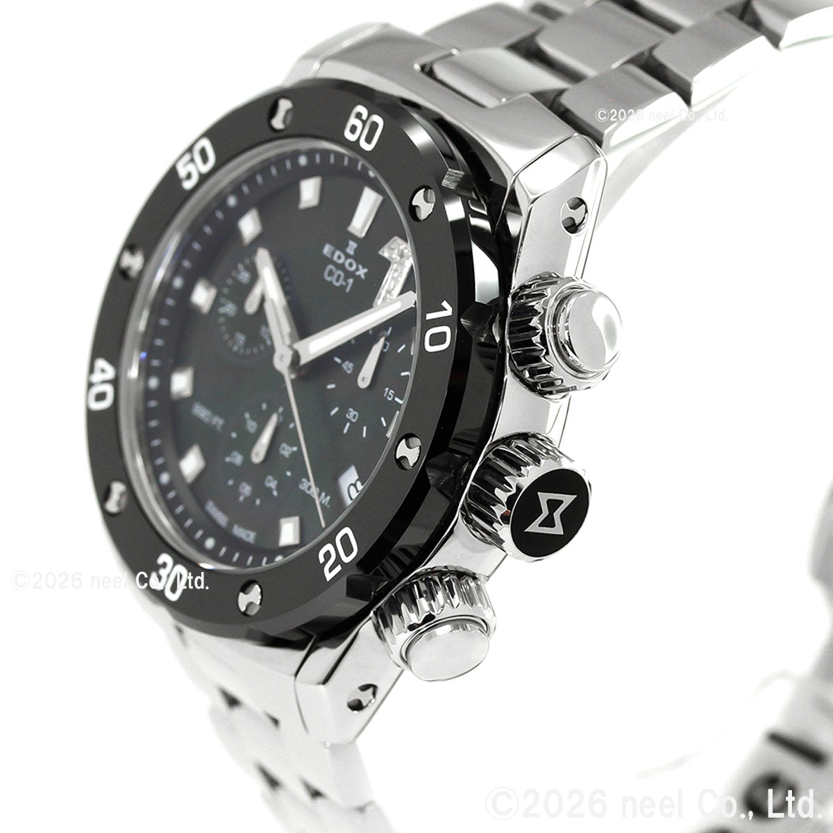 エドックス EDOX クロノオフショア1 クロノレディ 腕時計 レディース 10255-3M-NANDN CHRONOFFSHORE-1【60回分割手数料無料！】