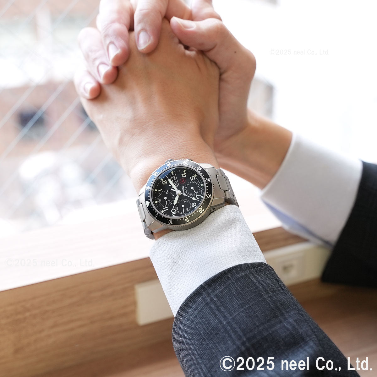 Sinn ジン 103.TI.AR 自動巻き 腕時計 メンズ Instrument Chronographs インストゥルメント クロノグラフ チタンバンド ドイツ製【60回分割手数料無料！】