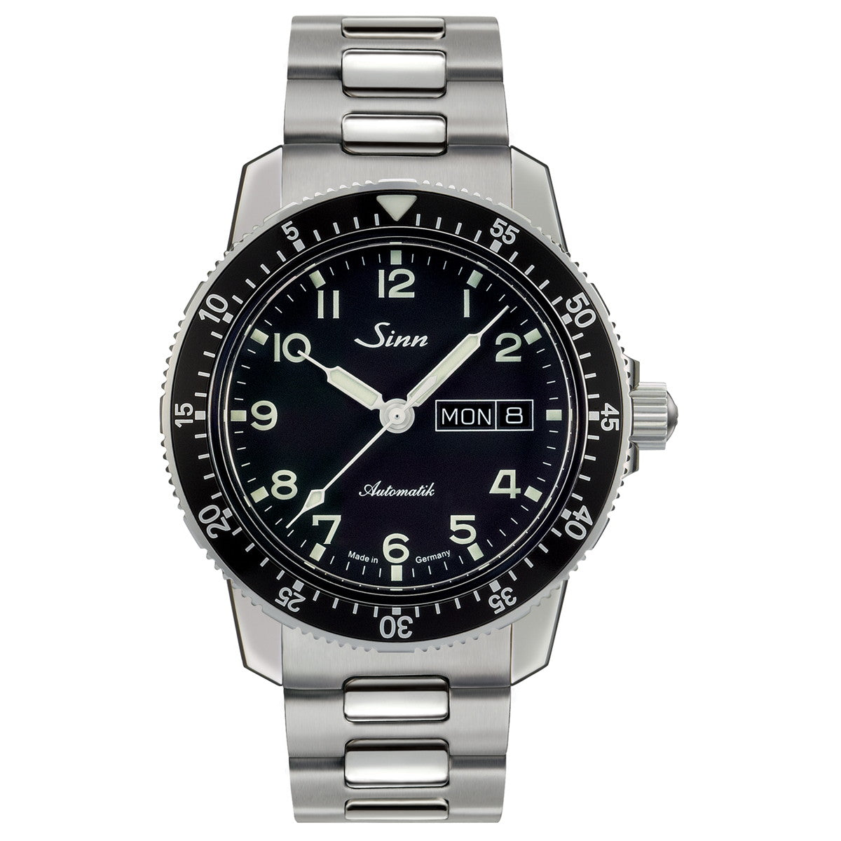 Sinn ジン 104.ST.SA.A 自動巻き 腕時計 メンズ Pilot Watches パイロットウォッチ ファインアジャスト付きブレスレット ドイツ製