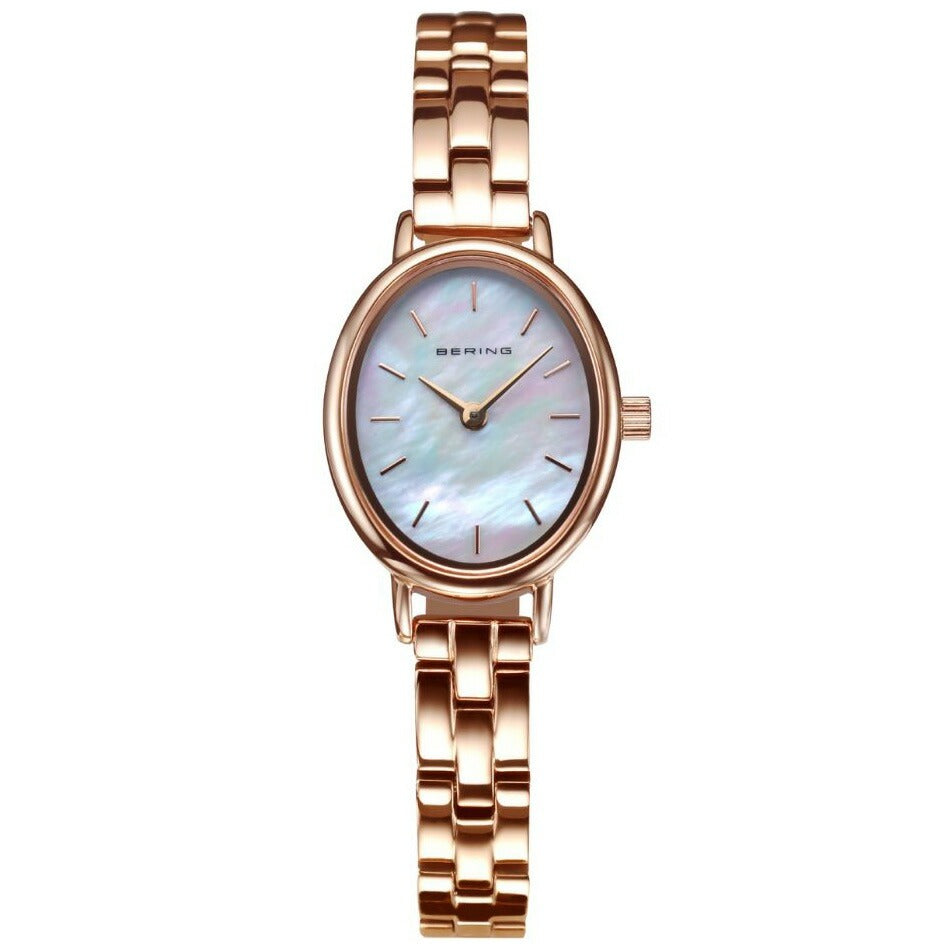 ベーリング BERING 腕時計 レディース クラシック オーバルリンク ローズゴールド Ladies Unisex Classic Oval Link 11020-760