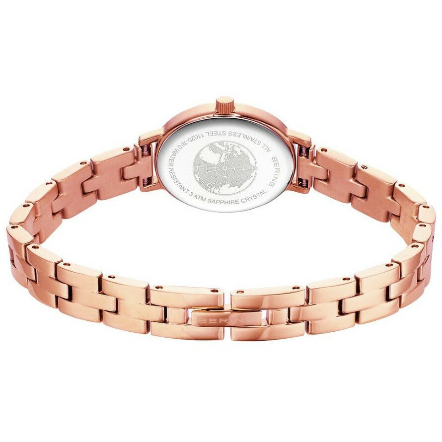 ベーリング BERING 腕時計 レディース クラシック オーバルリンク ローズゴールド Ladies Unisex Classic Oval Link 11020-760