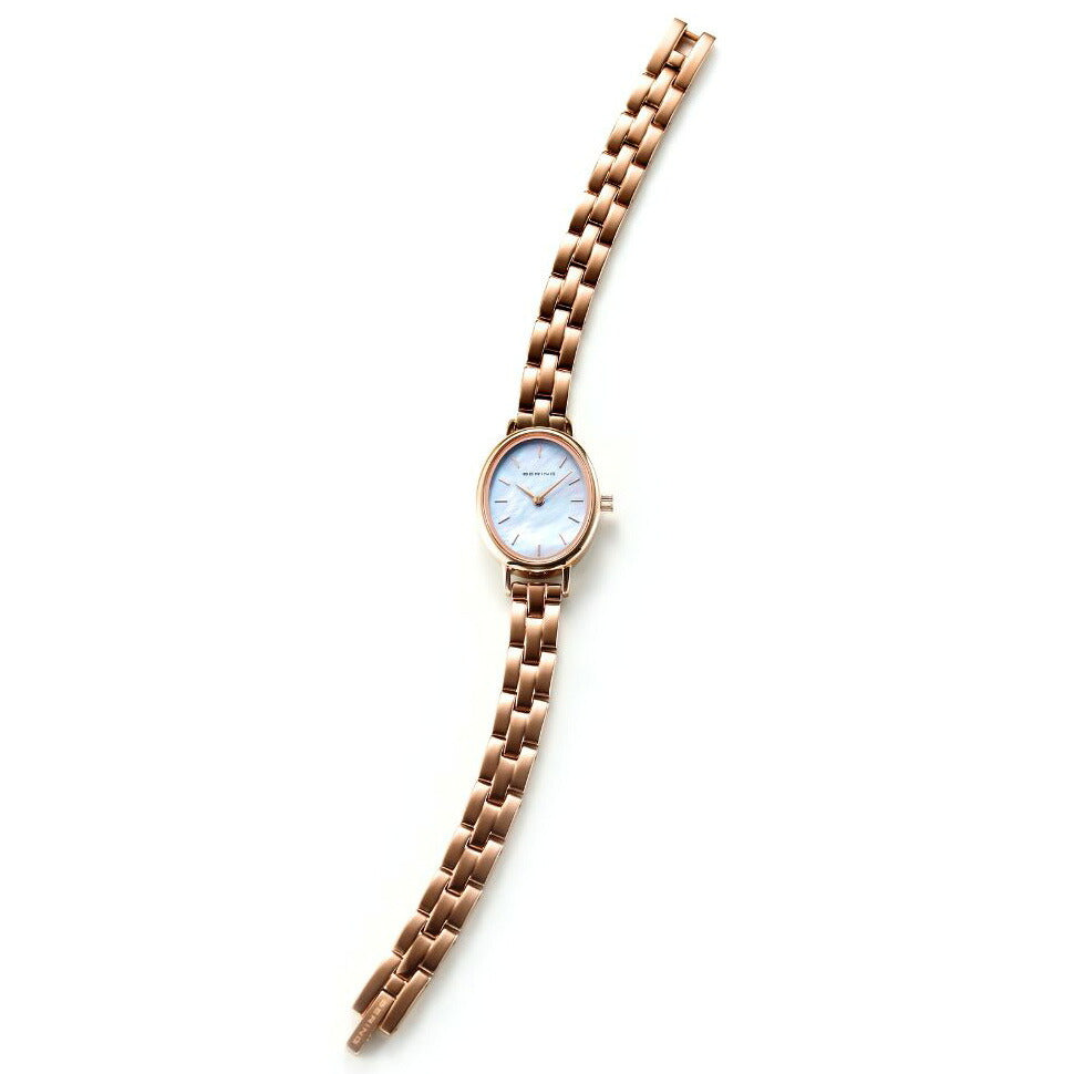 ベーリング BERING 腕時計 レディース クラシック オーバルリンク ローズゴールド Ladies Unisex Classic Oval Link 11020-760【2025 新作】