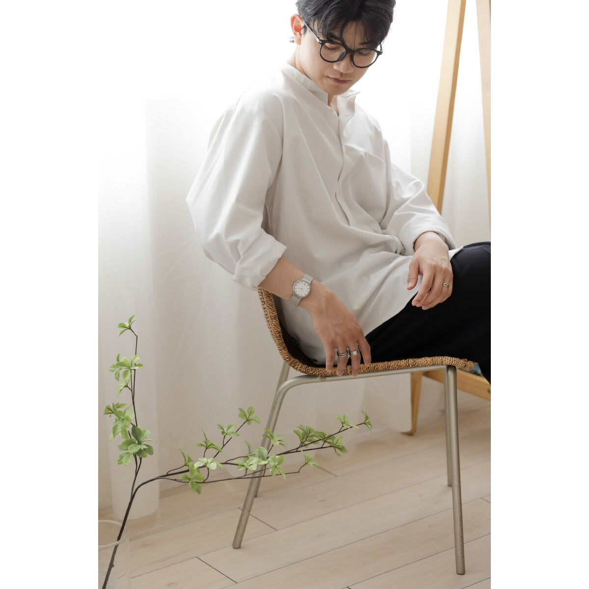 ベーリング BERING 腕時計 クラシック スカンジナビアン カービングメッシュ ホワイト Unisex Classic Curving Mesh White 11035-004【2025 新作】