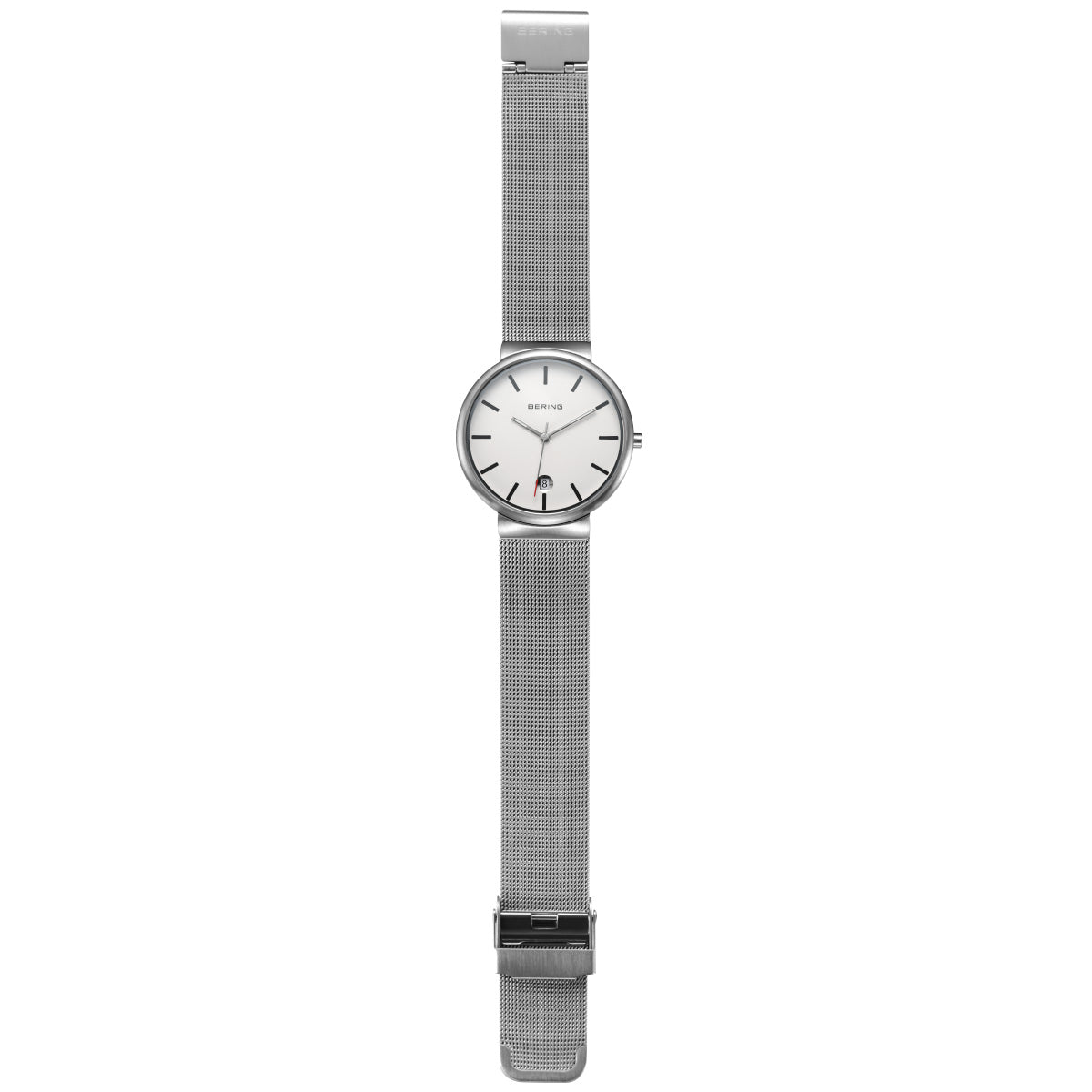 ベーリング BERING 腕時計 クラシック スカンジナビアン カービングメッシュ ホワイト Unisex Classic Curving Mesh White 11035-004【2025 新作】