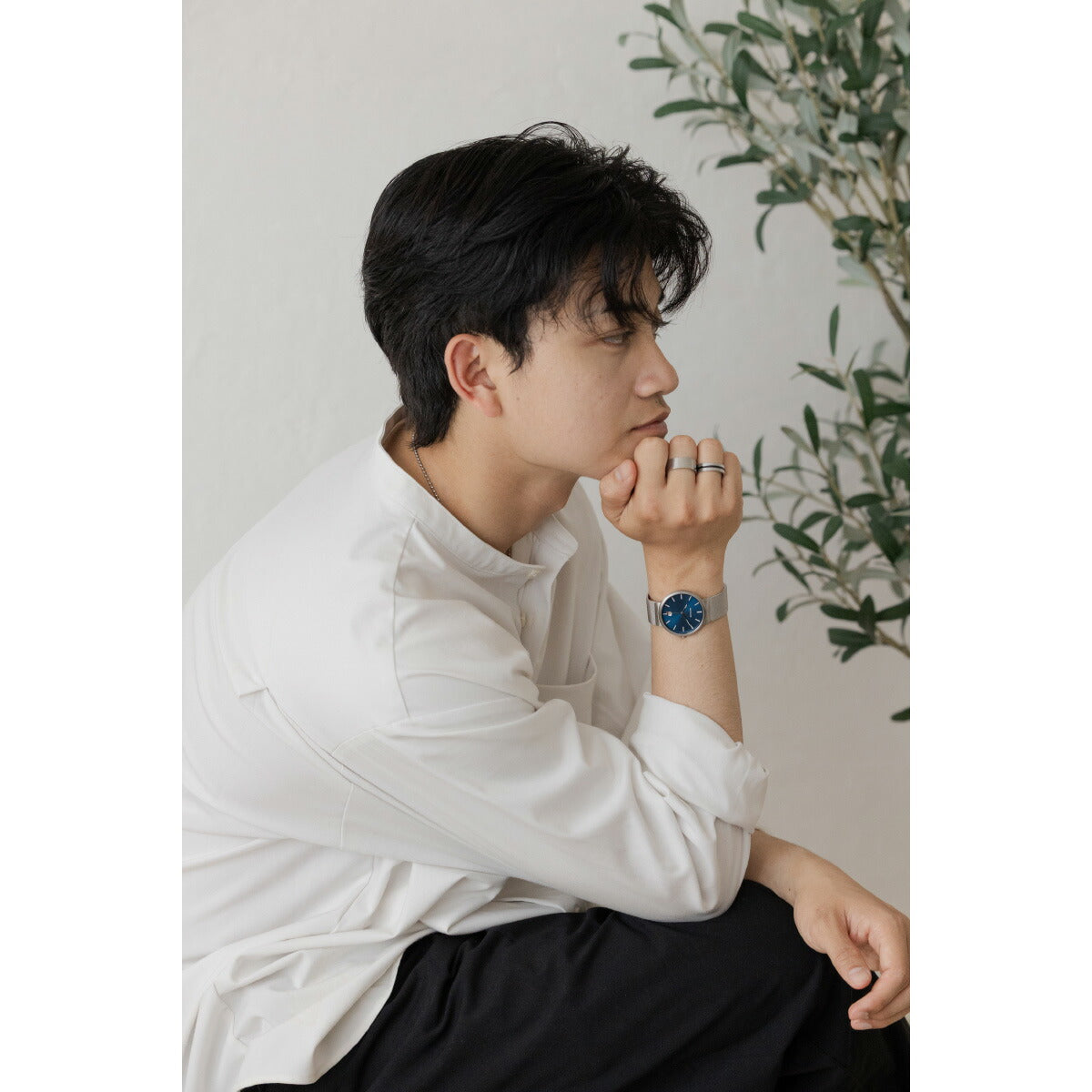 ベーリング BERING 腕時計 クラシック スカンジナビアン カービングメッシュ ブルー Unisex Classic Curving Mesh Blue 11035-007【2025 新作】